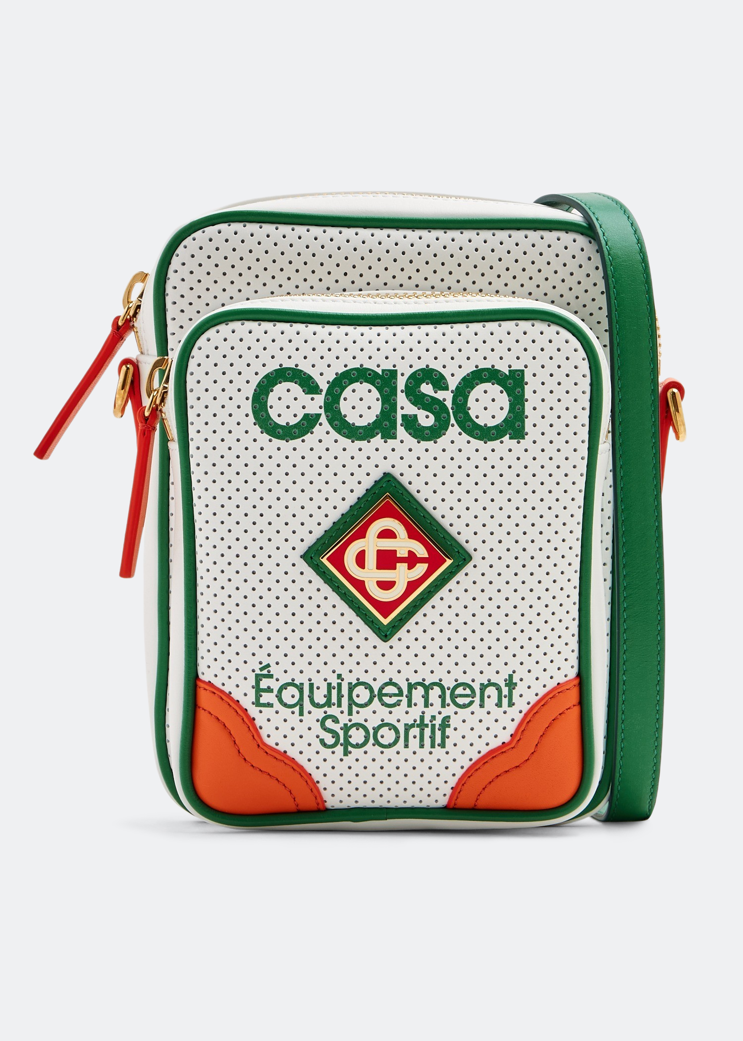 Casablanca Paris Sporty messenger bag for Men - White in UAE