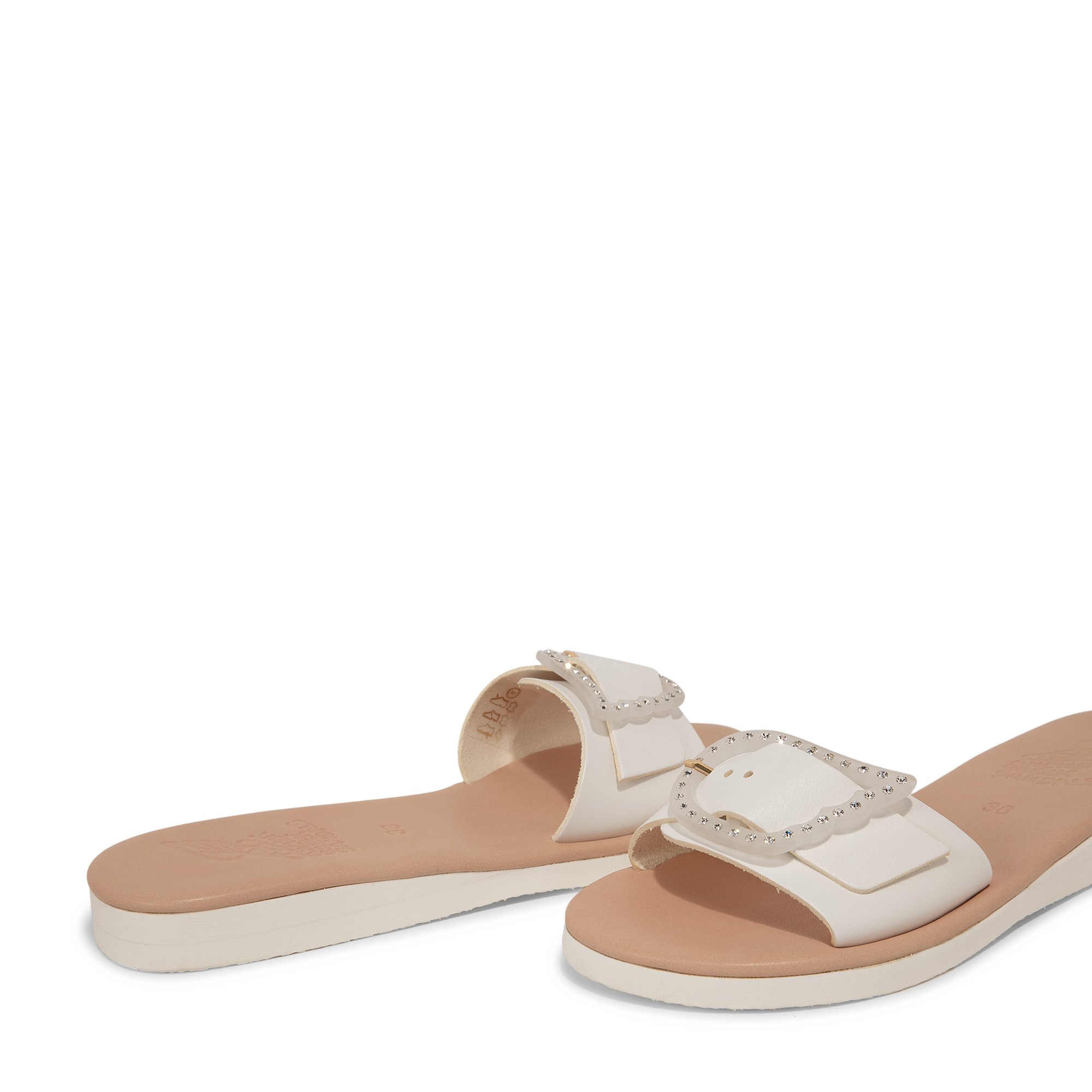 

Aglaia sandals, White