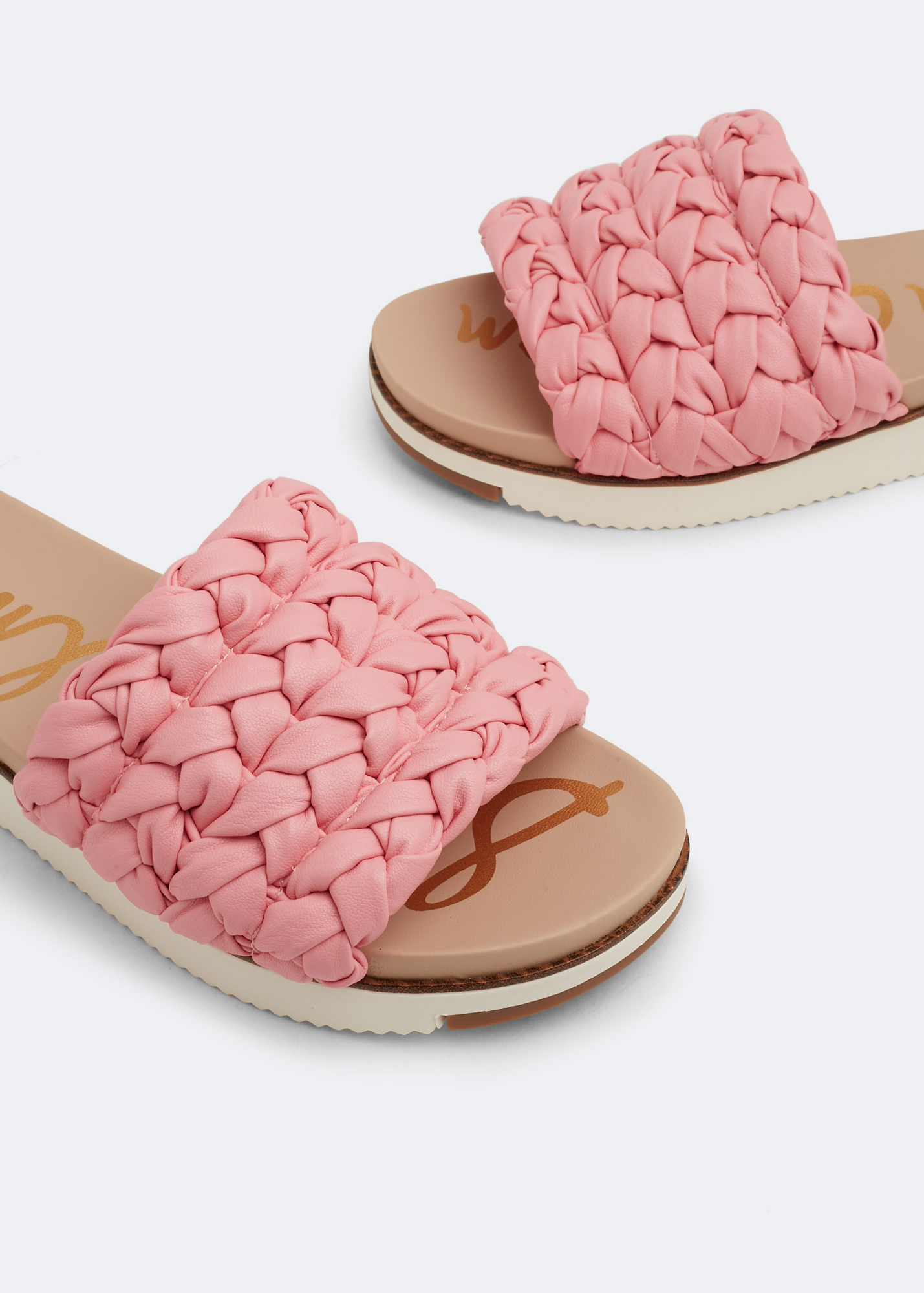 Sam Edelman Ainslie braided slide sandals for Women - Pink in Bahrain |  Level Shoes