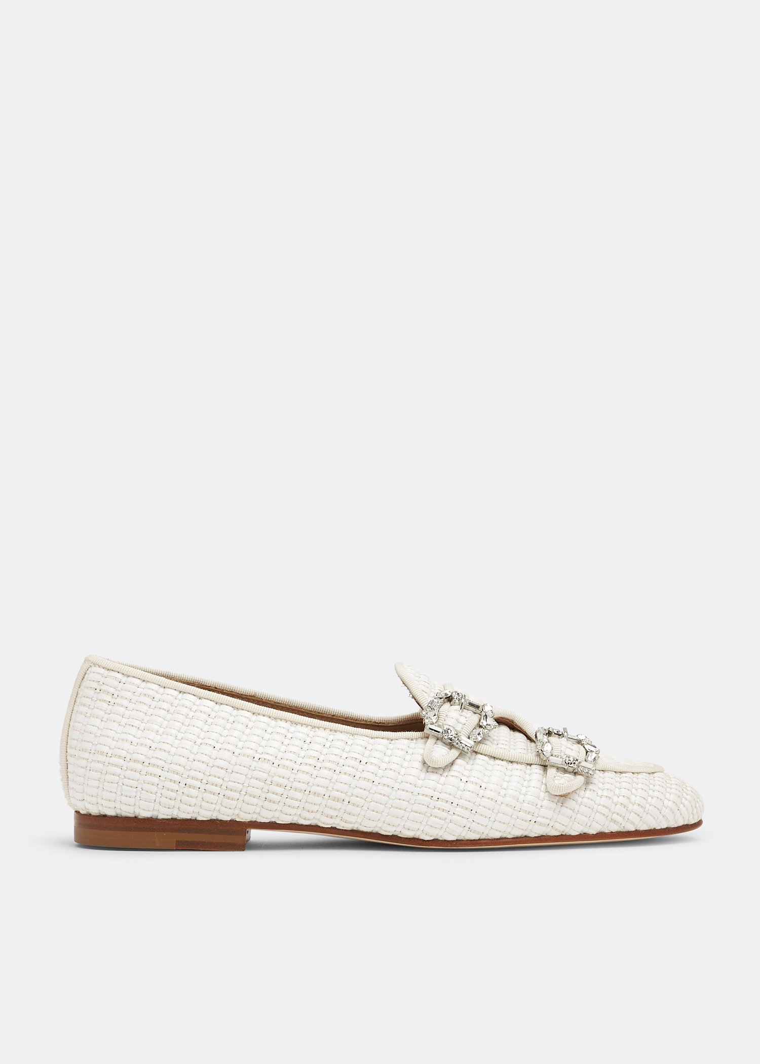 

Brera crystal loafers, White