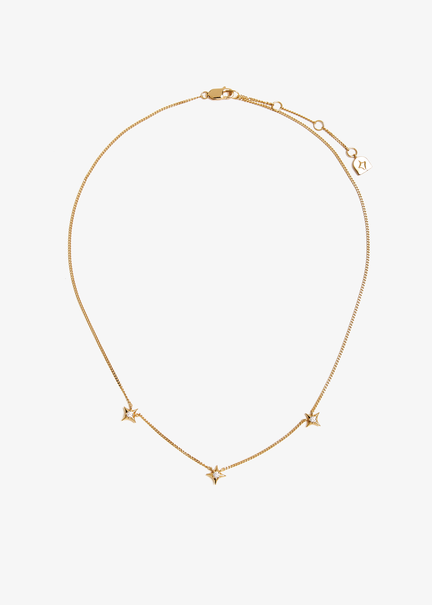 

Cosmic Star charm necklace, Gold