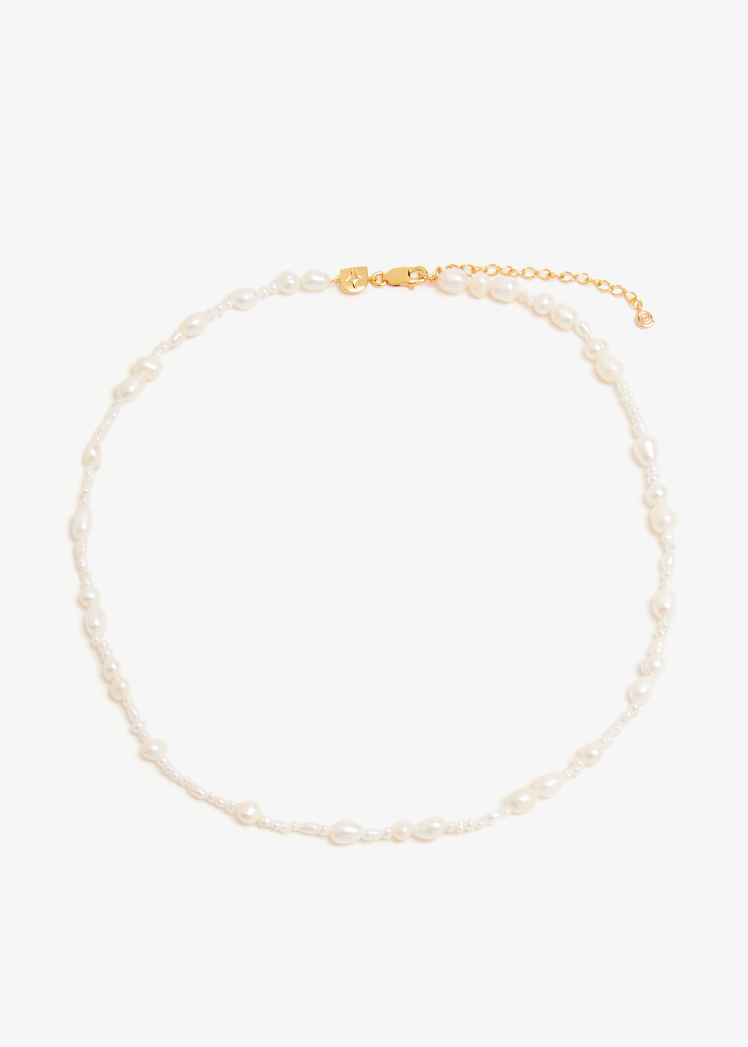 

Serenity Pearl beaded necklace, Gold