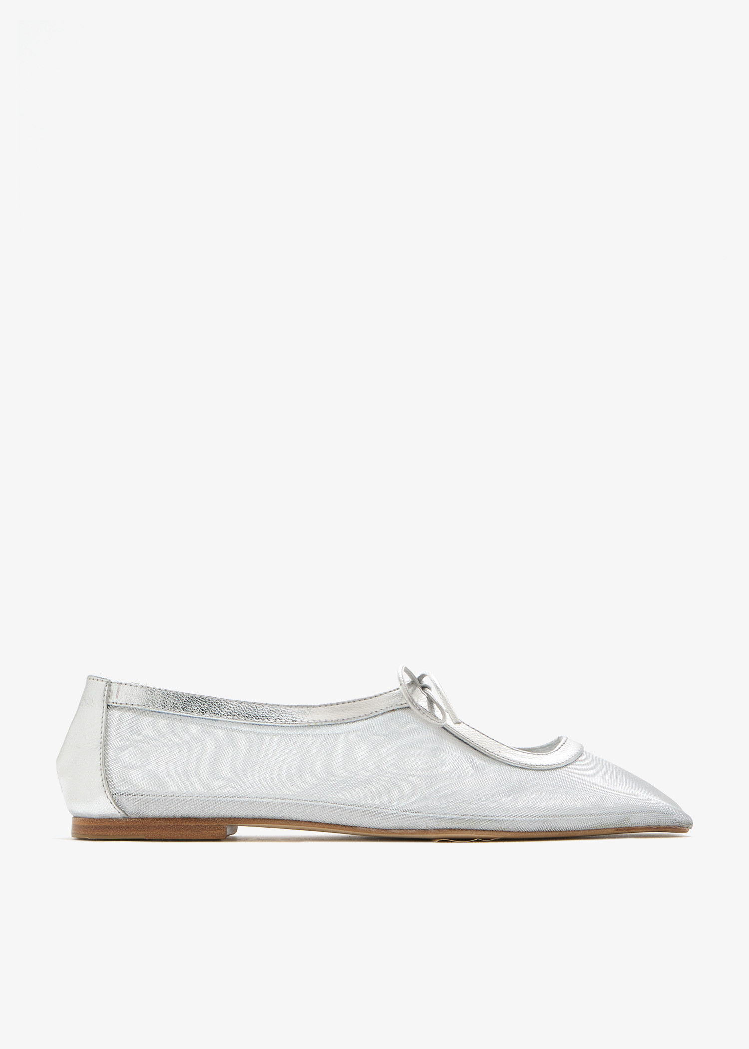 

Amelia ballet flats, Silver