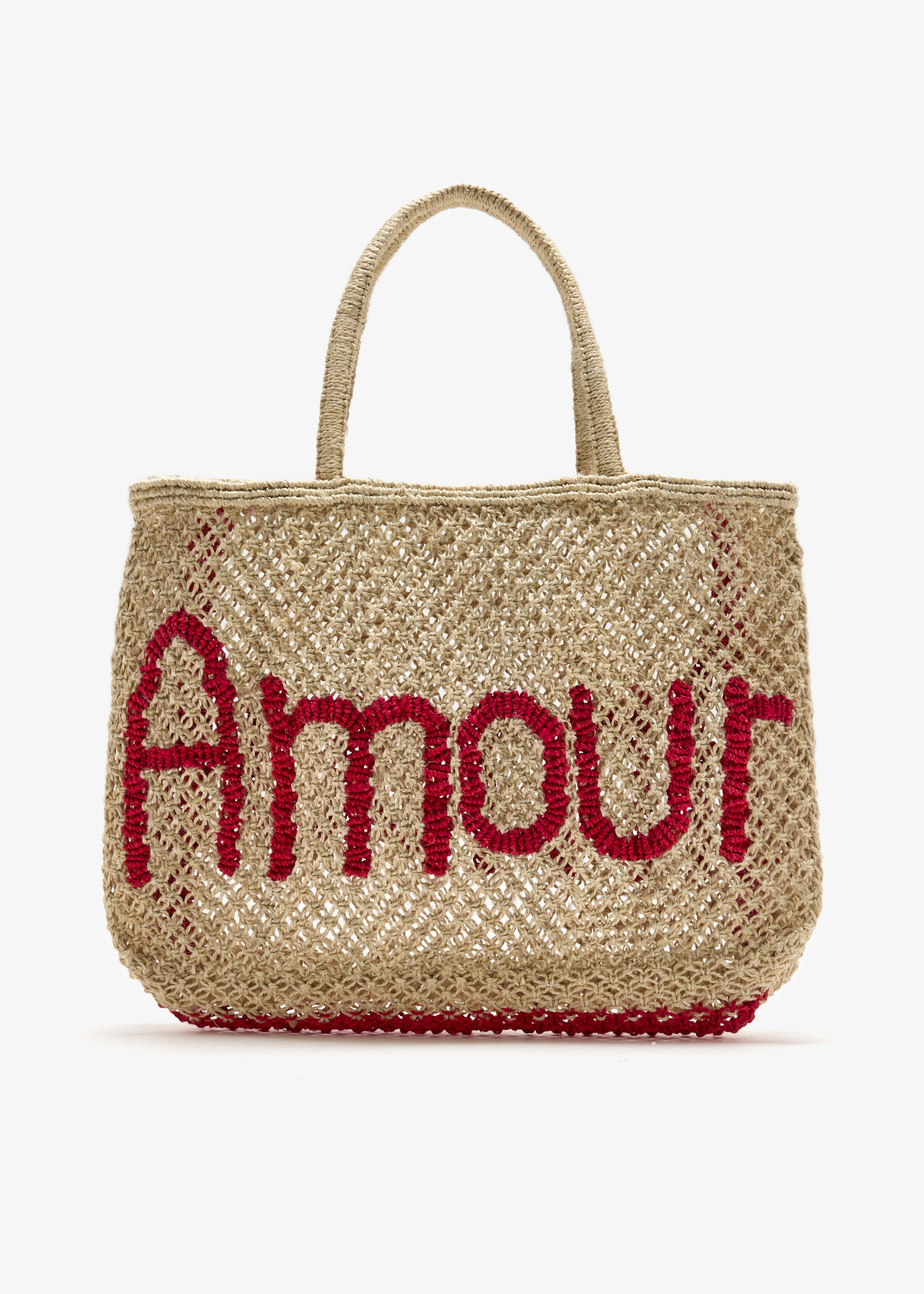 

Amour tote bag, Beige