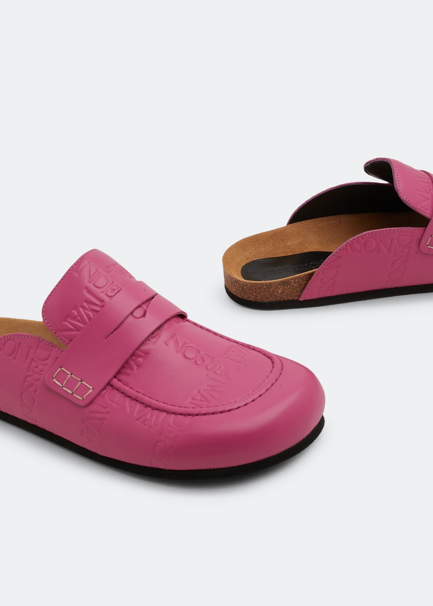 

Leather slippers, Pink