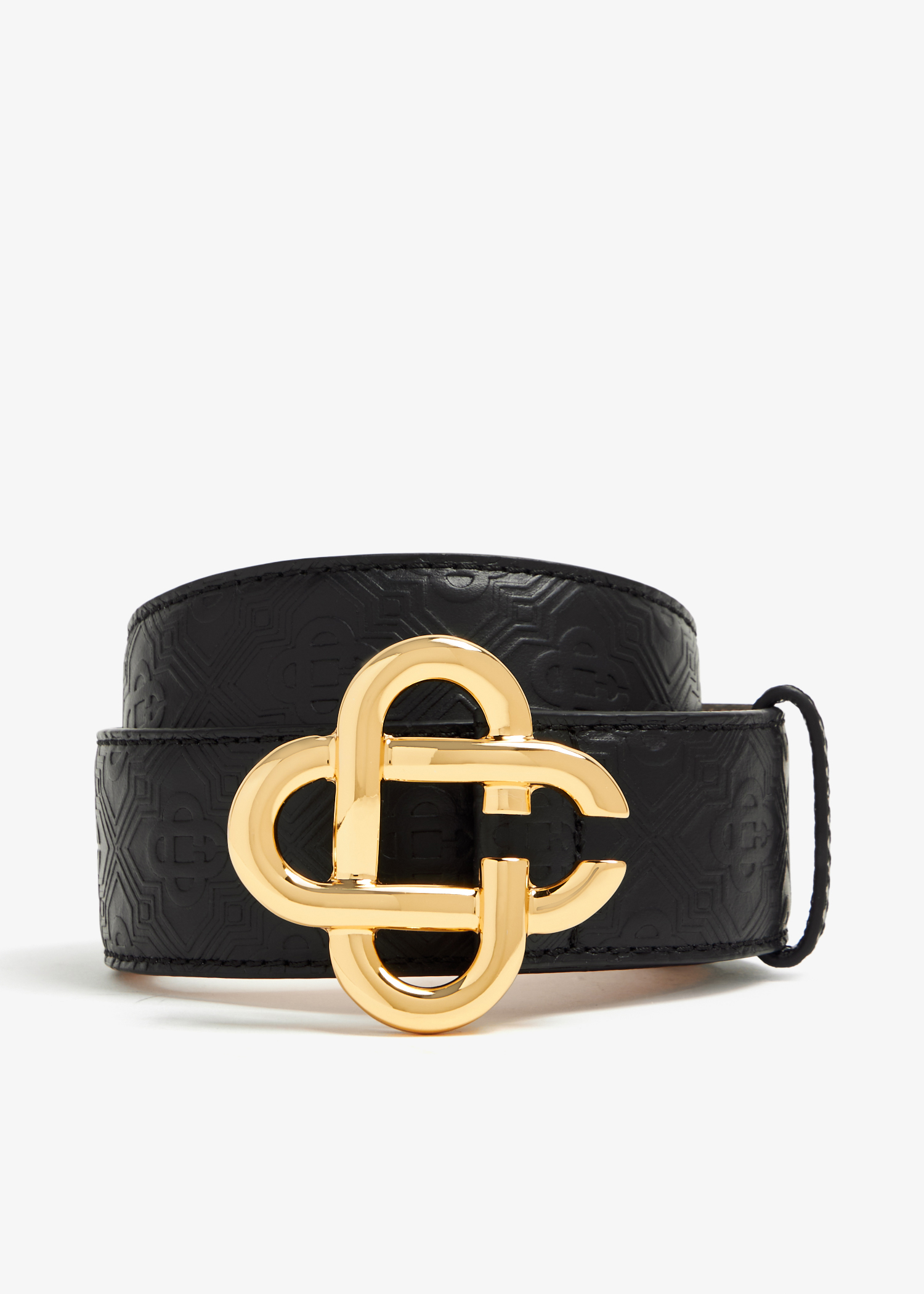 

CC logo buckle belt, Black