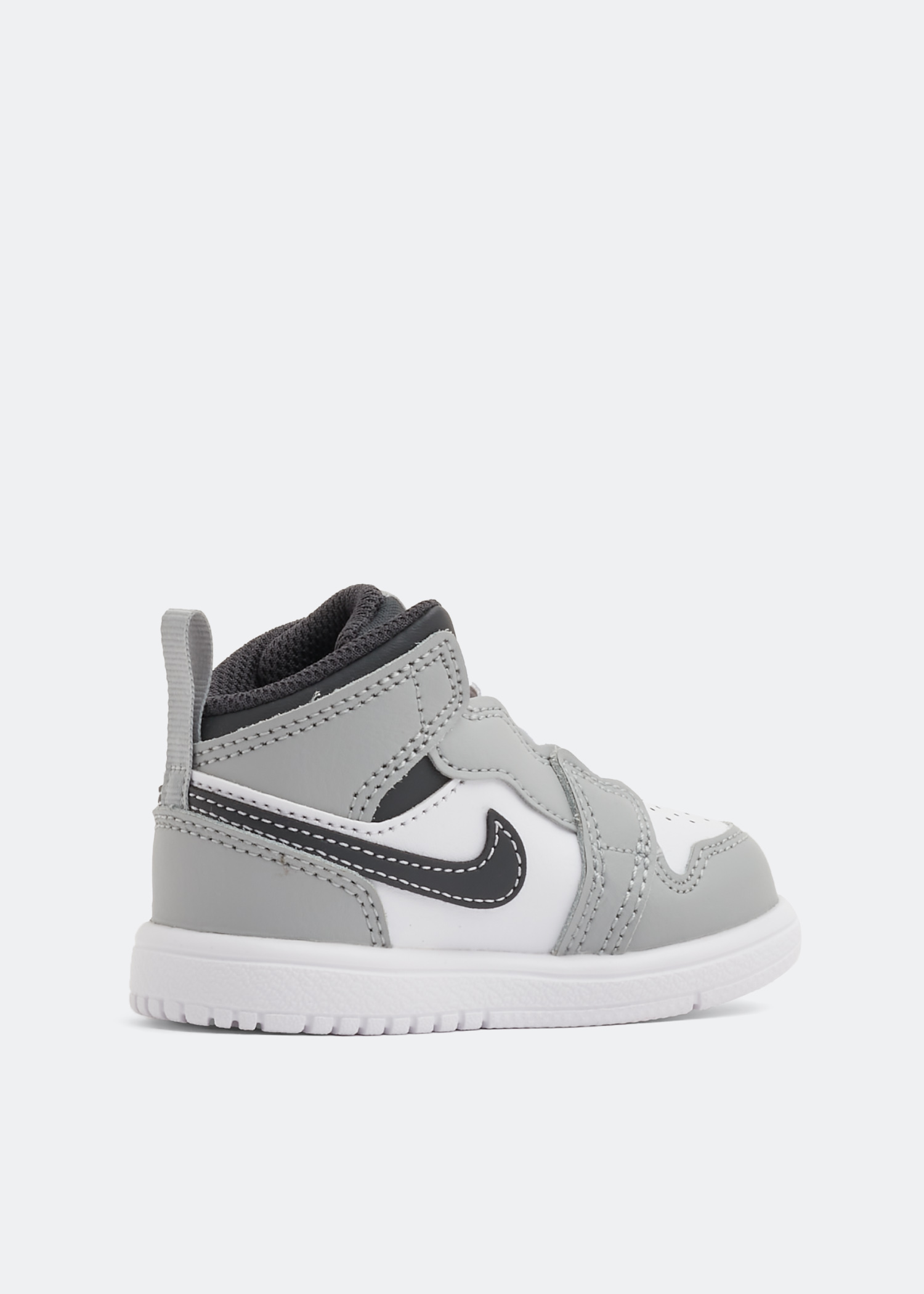 Nike Air Jordan 1 Mid Light Smoke Grey sneakers for Baby Grey