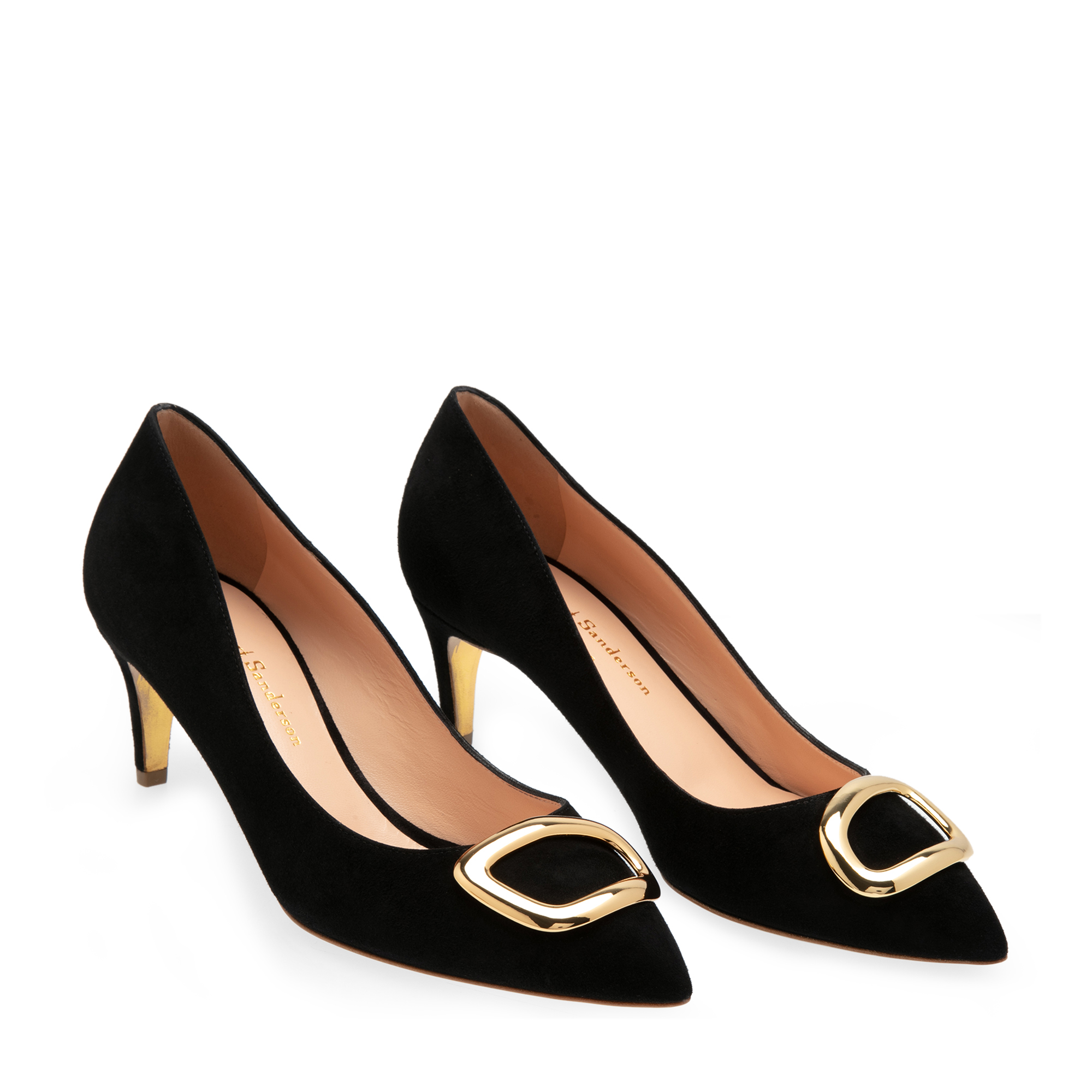 

Suede pumps, Black