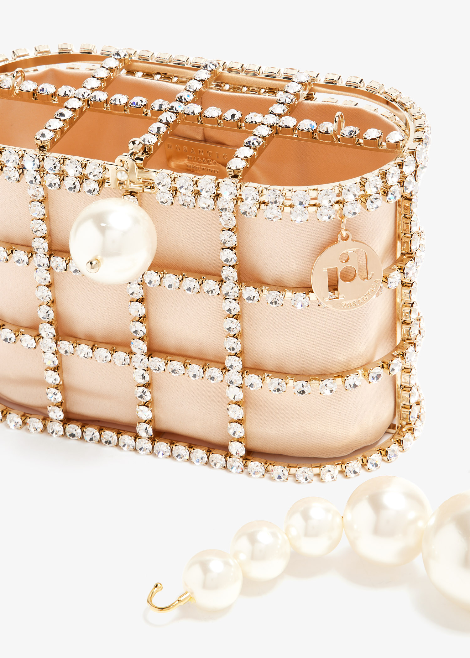 Rosantica Holli bag for Women - Gold in UAE | Level Shoes