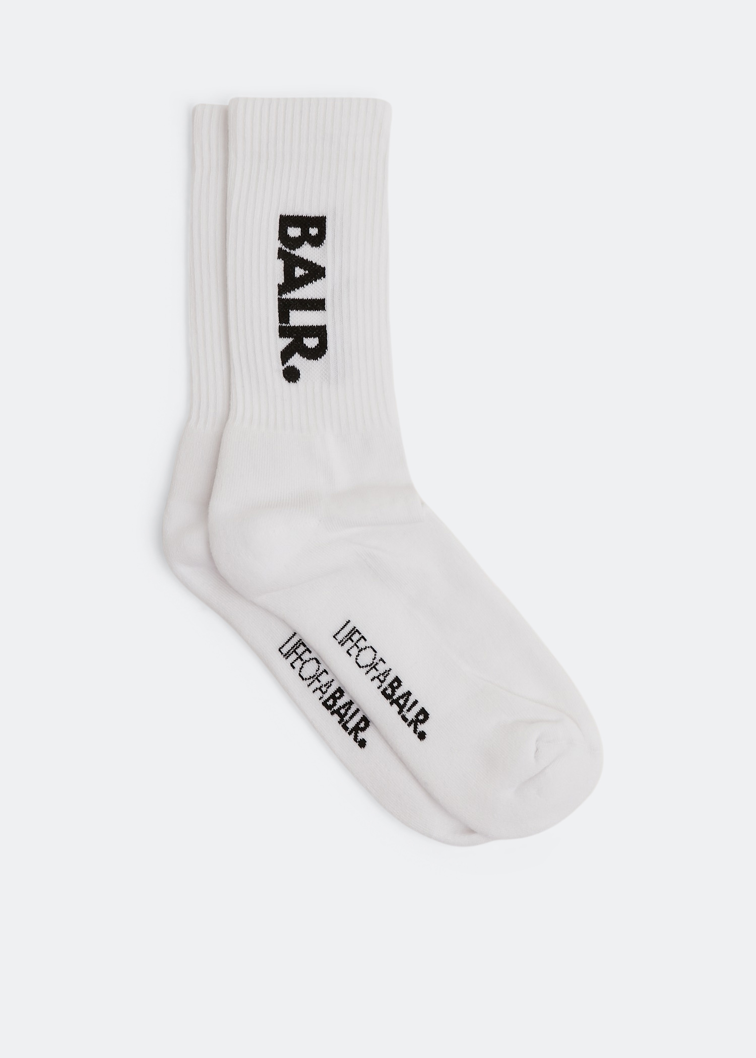 BALR. Logo 2 Pack socks for Men White in Kuwait Level Shoes