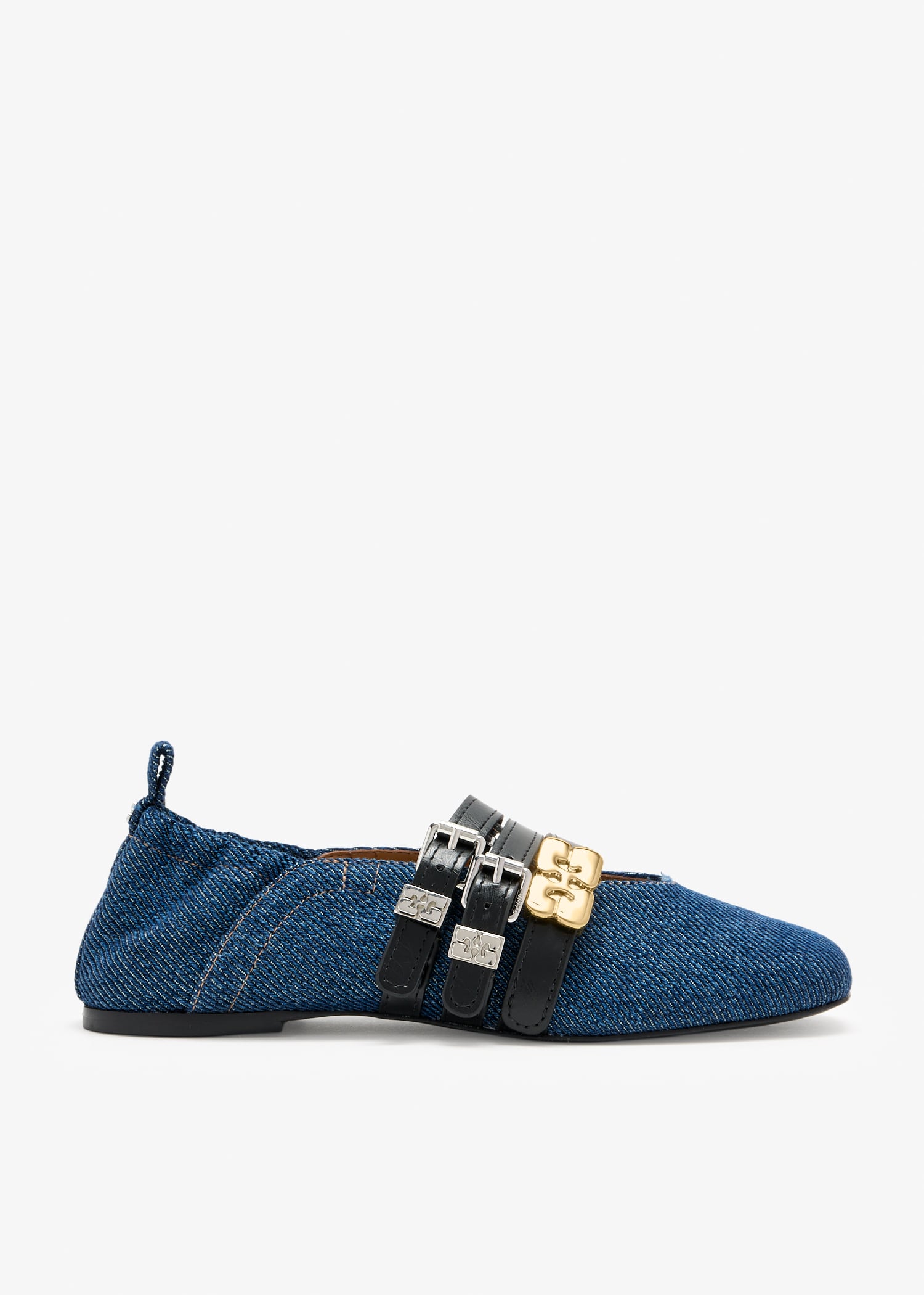 

Sue Triple ballerinas, Blue