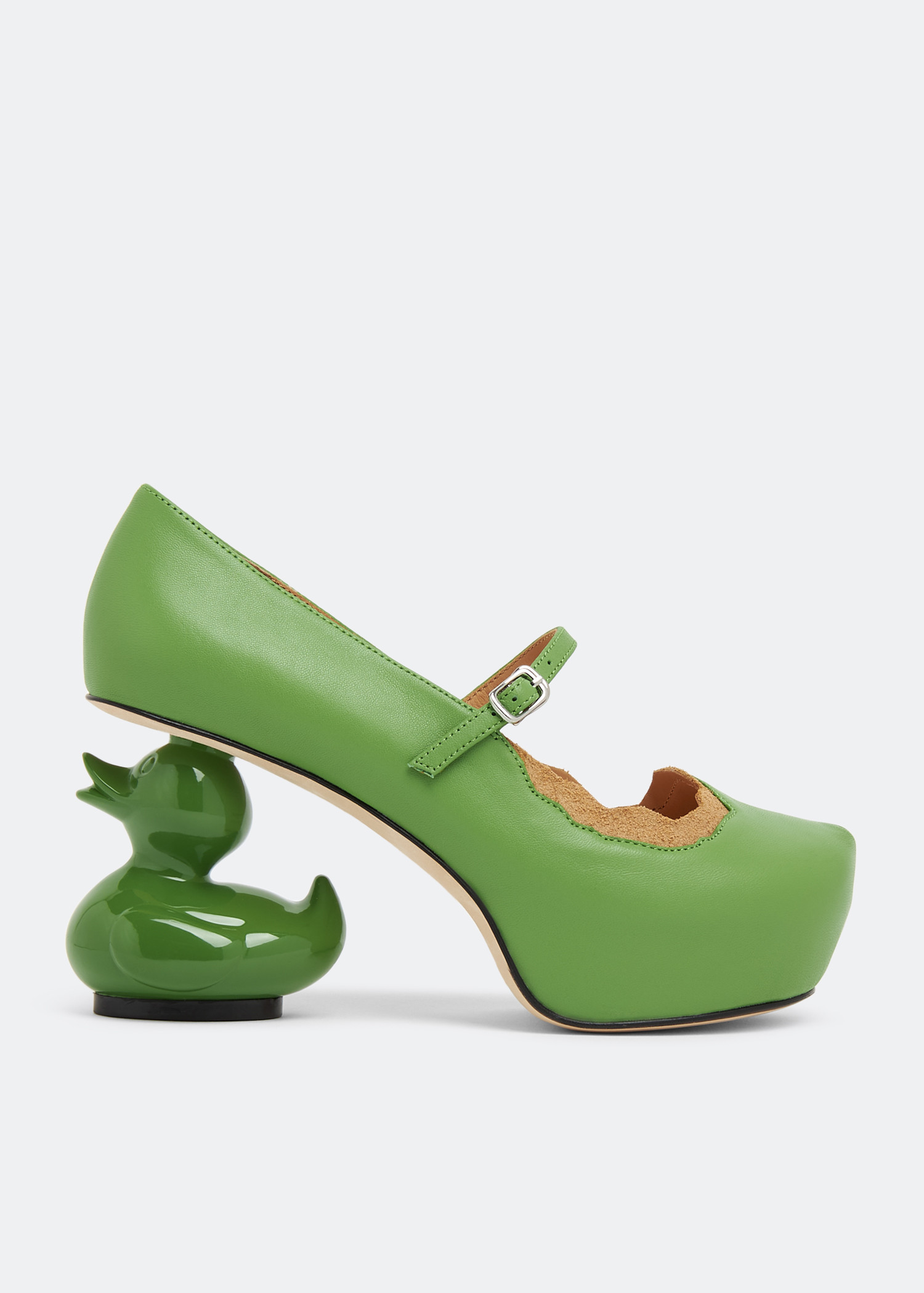Maison Mihara Yasuhiro Duck heel pumps for Women - Green in Maison Mihara Yasuhiro Duck heel pumps for Women - Green in