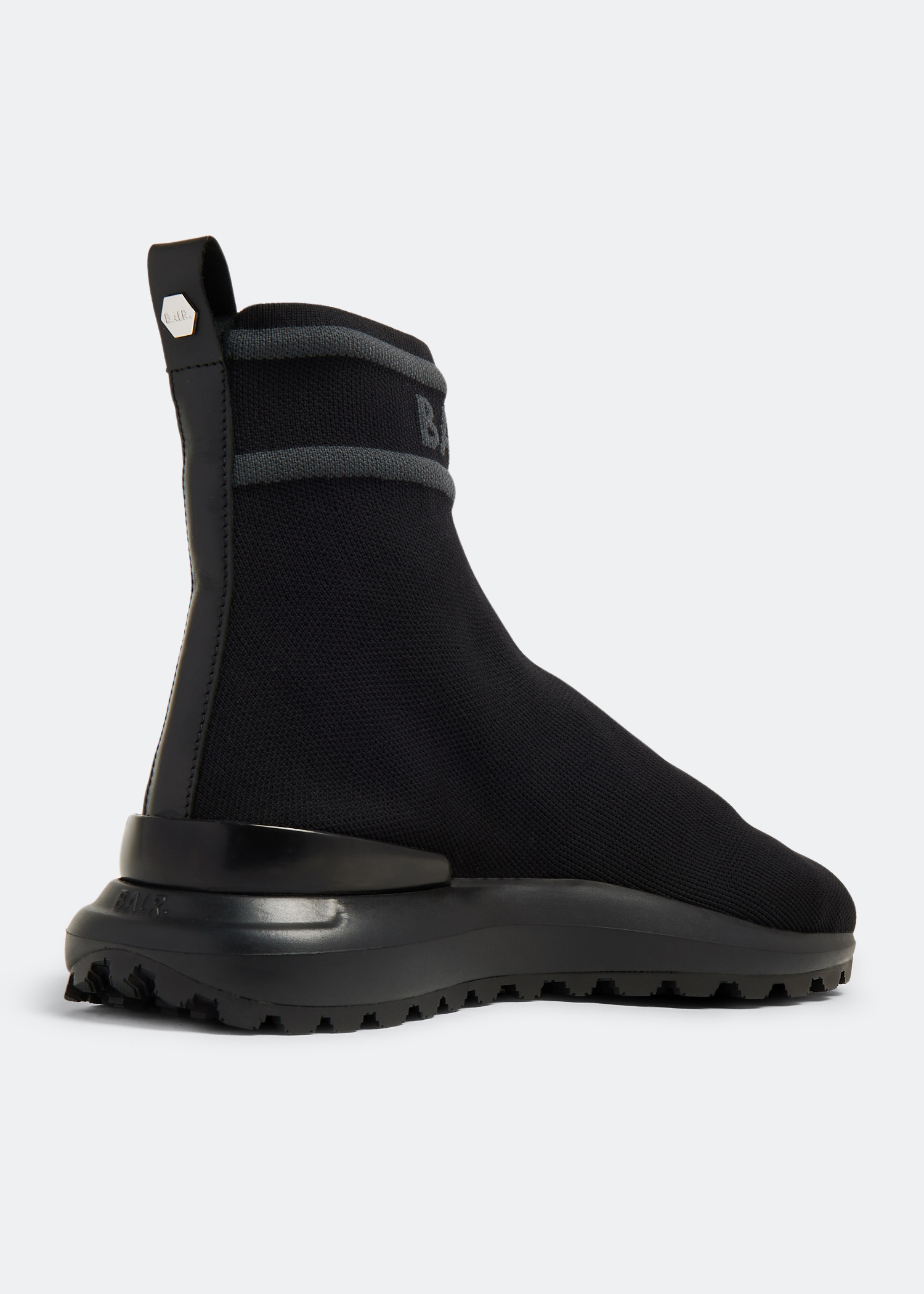 BALR. X6 logo sock sneakers for Men - Black in KSA | Level Shoes