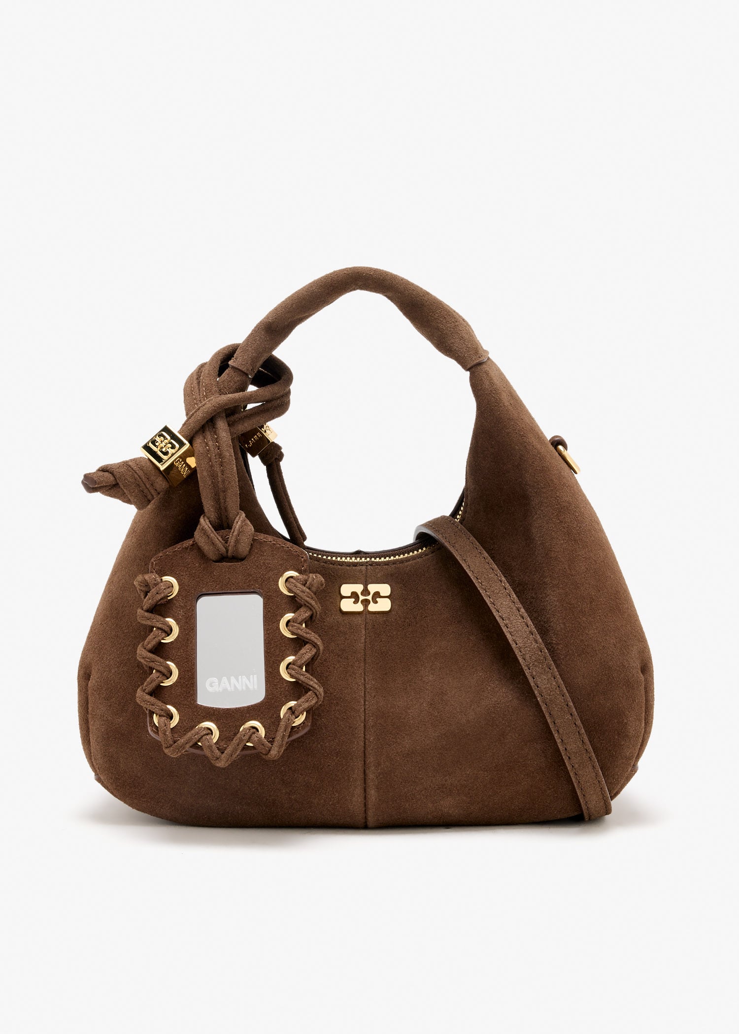 

Mini Hobo bag, Brown