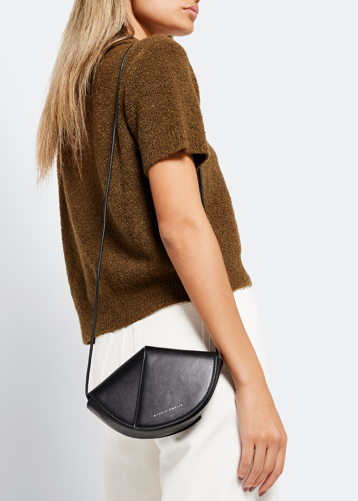 

Stingray mini crossbody bag, Black