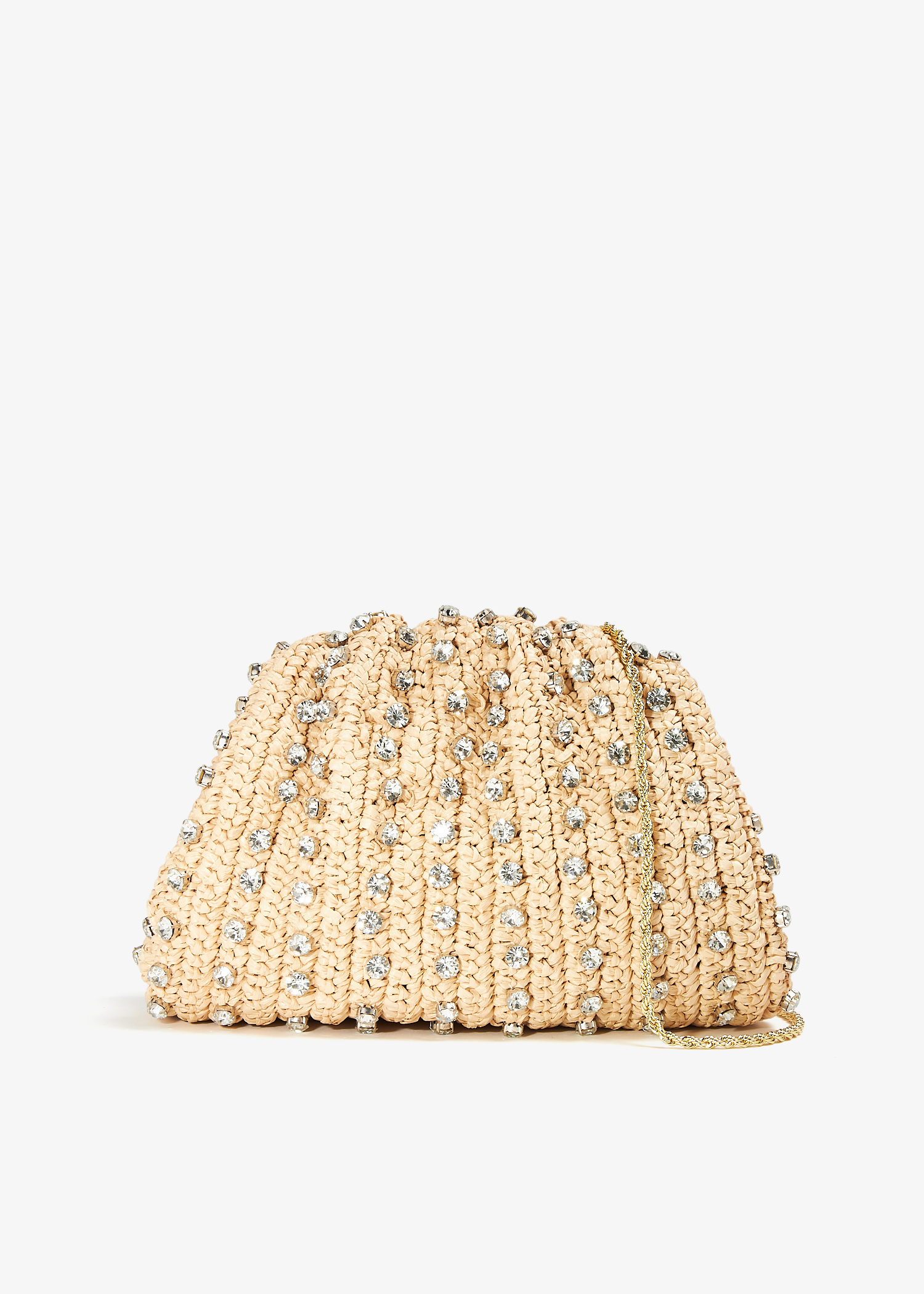 

Bailey dome clutch, Beige