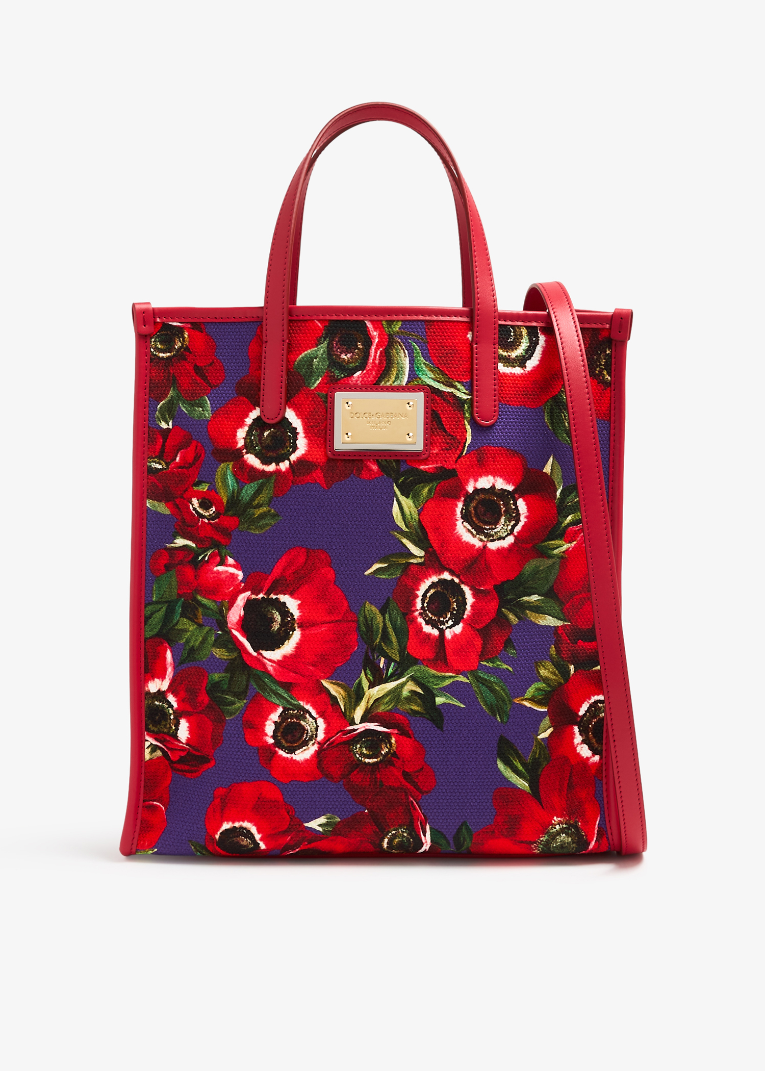 

Small floral shopper tote bag, Prints