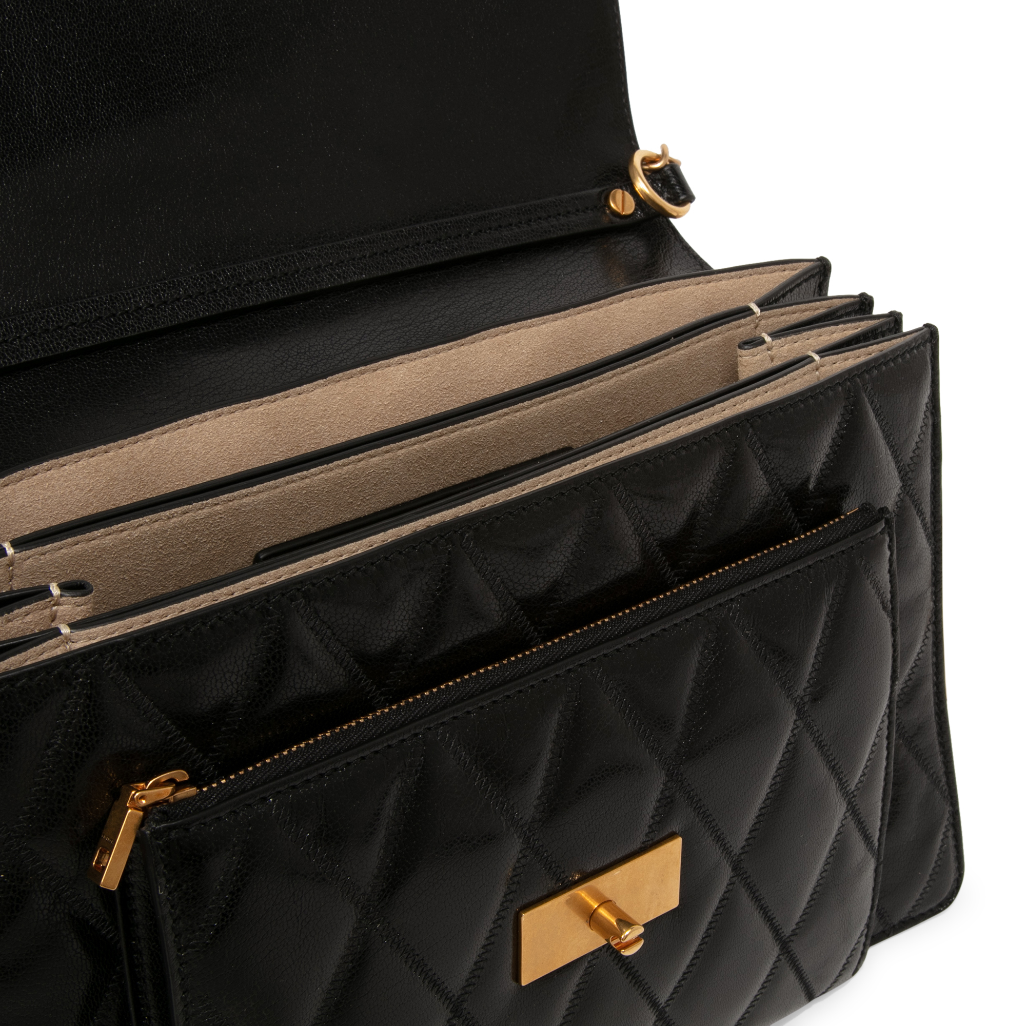 

GV3 medium shoulder bag, Black