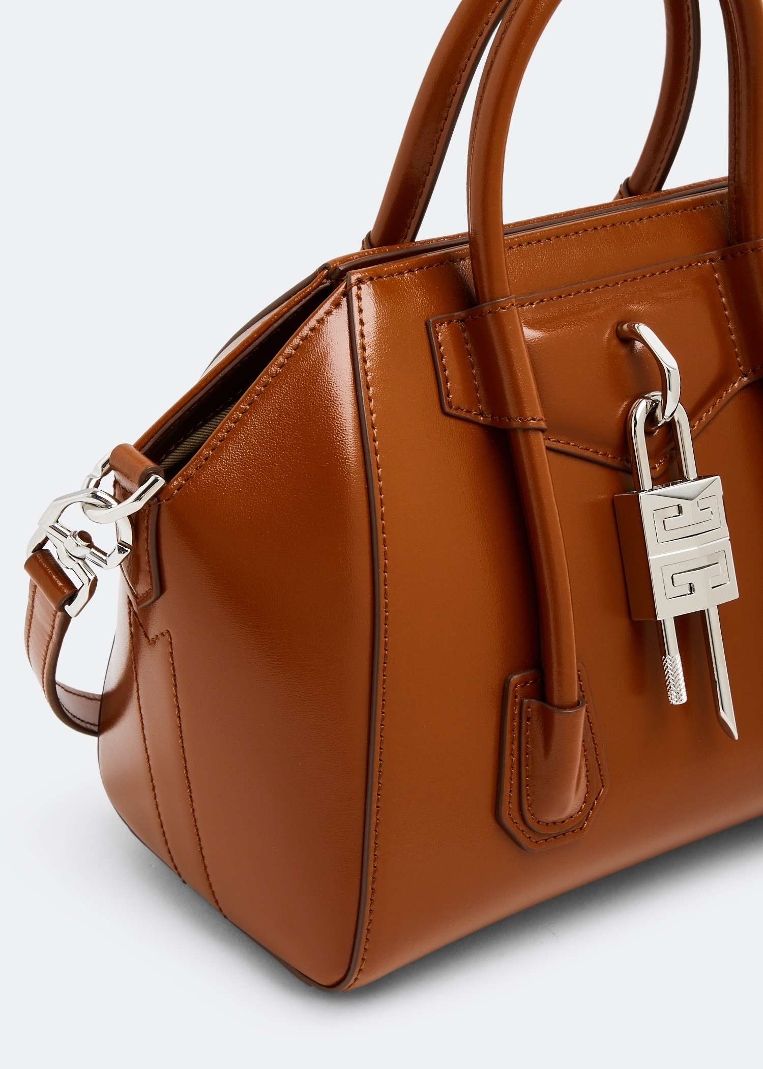 

Antigona Lock mini bag, Brown