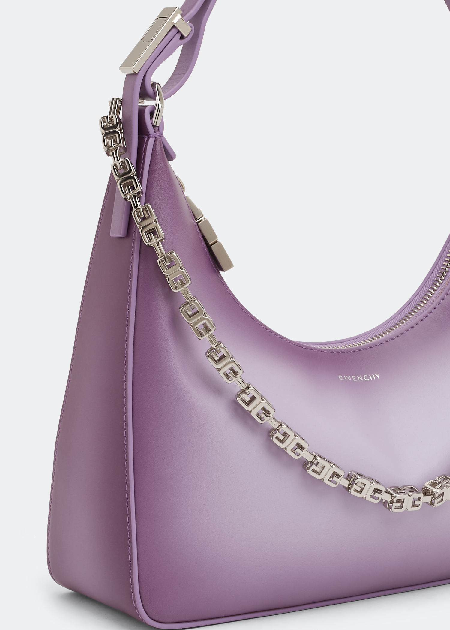 

Moon cut-out small bag, Purple