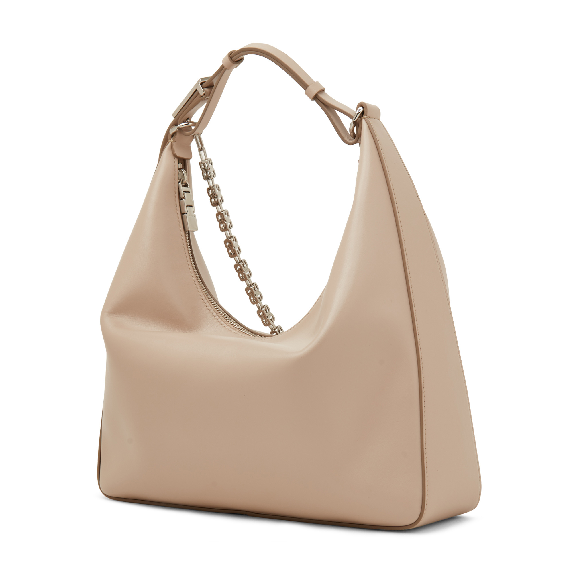

Moon cut-out medium bag, Beige