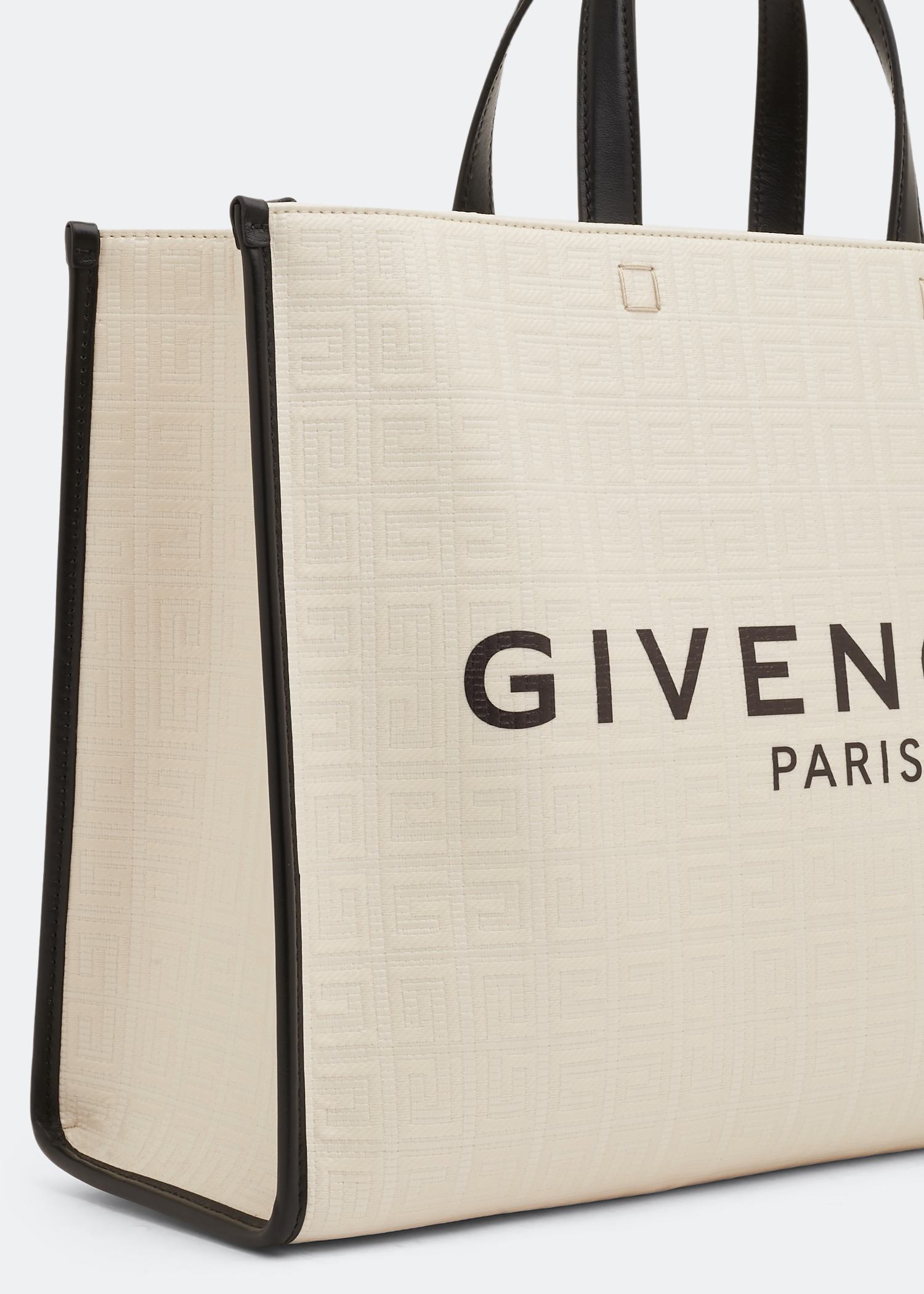 

Medium G tote shopping bag, White