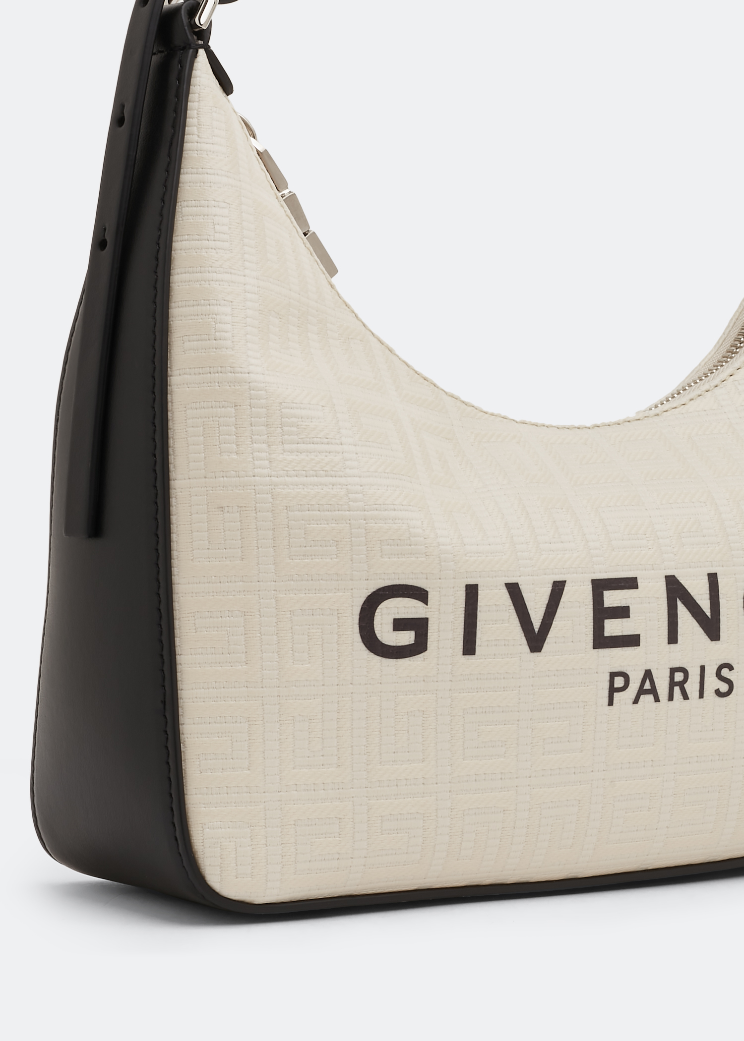 

Moon cut-out small bag, White