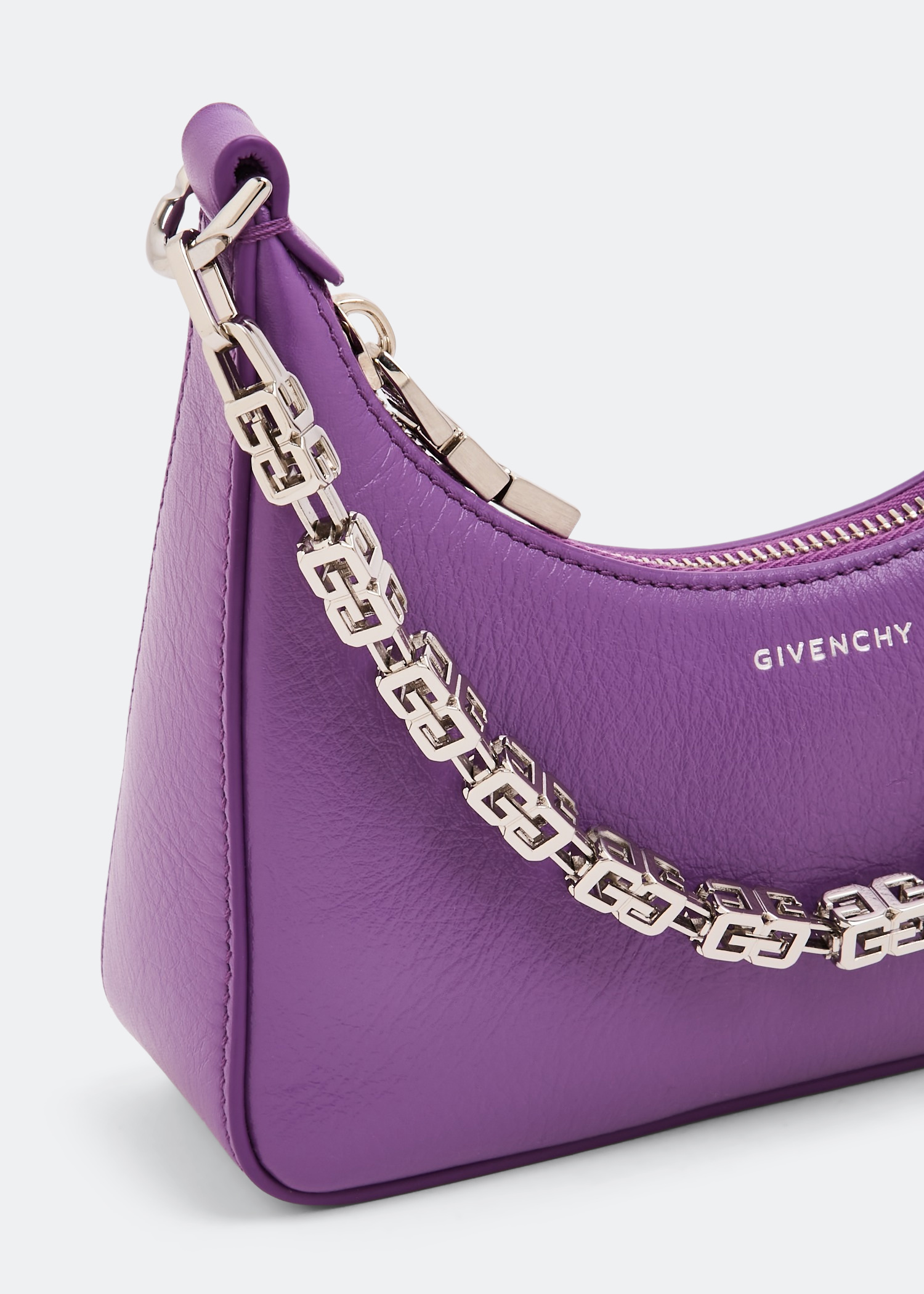 

Moon cut-out mini bag, Purple