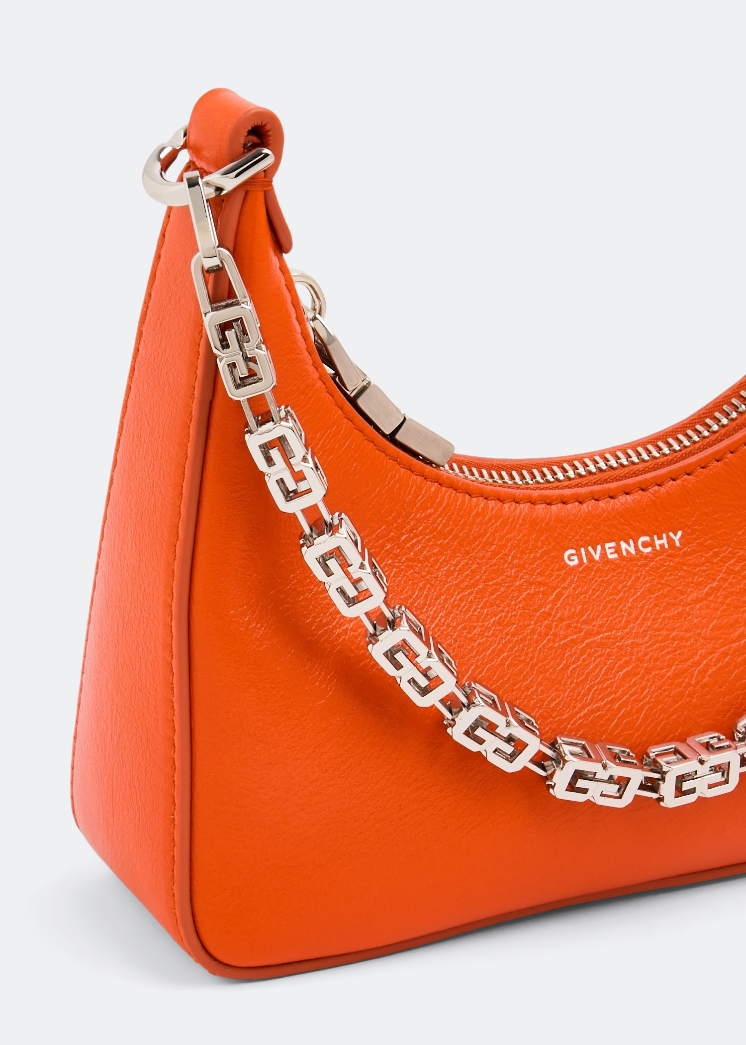 

Moon cut-out mini bag, Orange