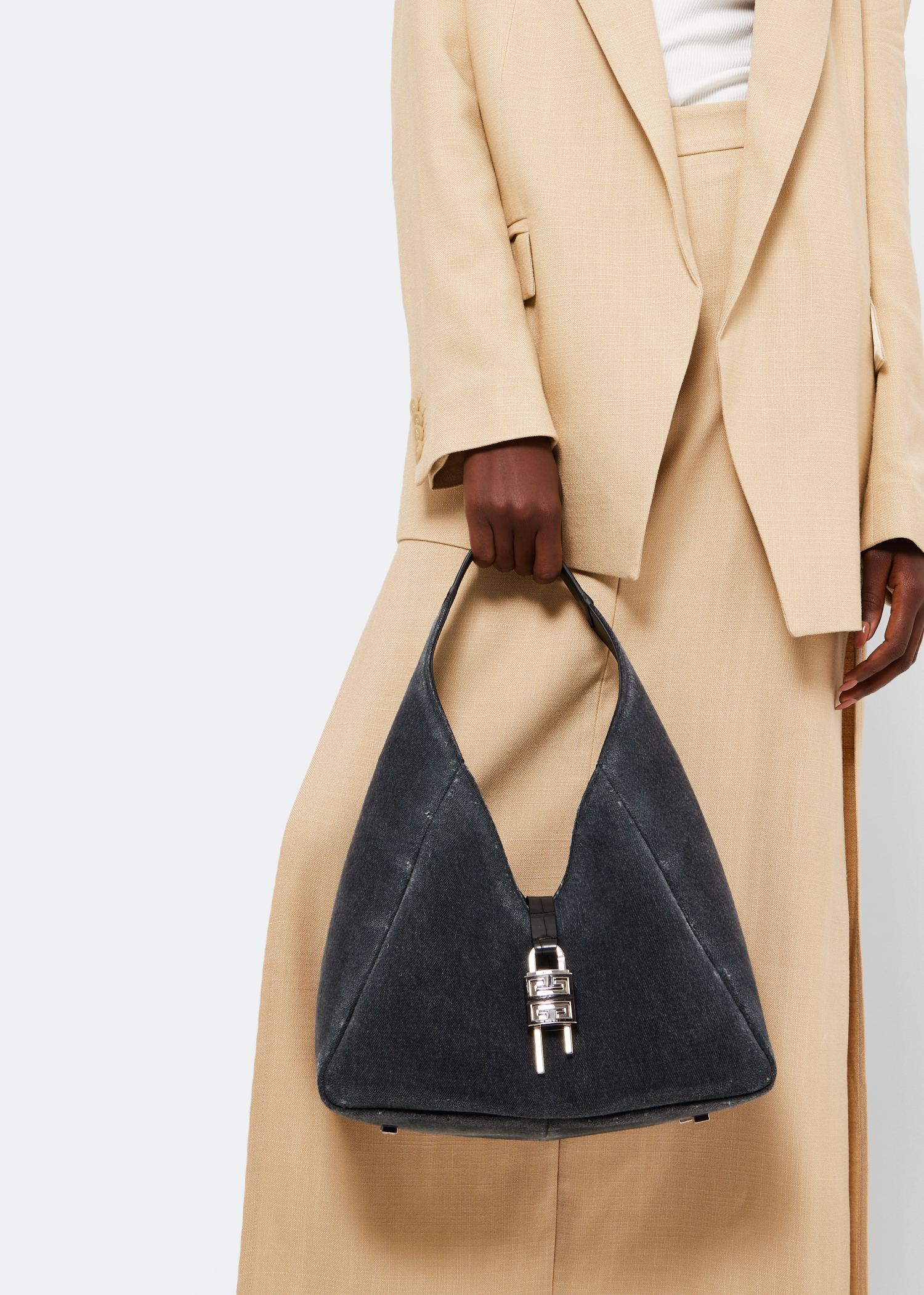 

Medium G-Hobo bag, Black