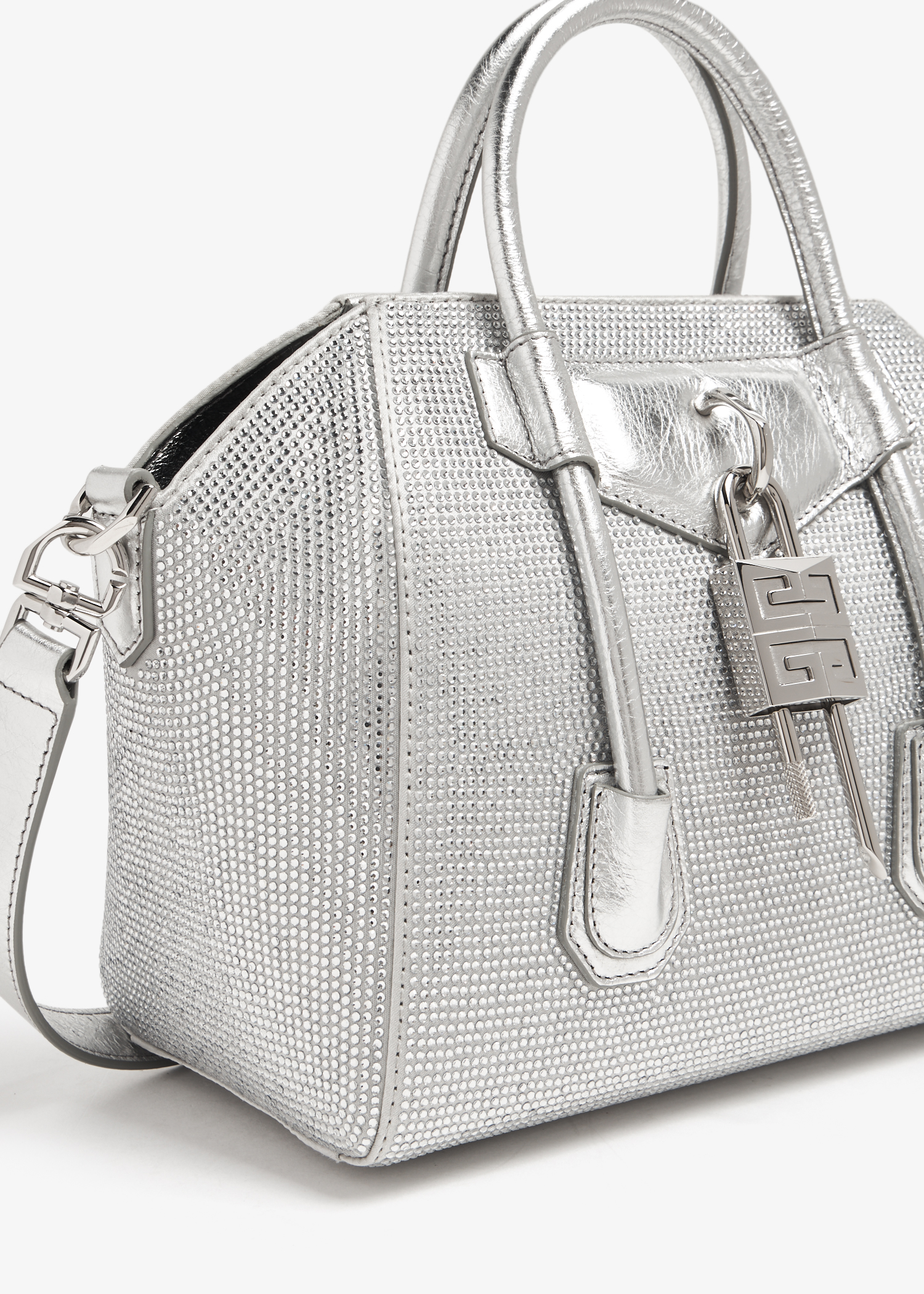 

Antigona Lock mini bag, Silver
