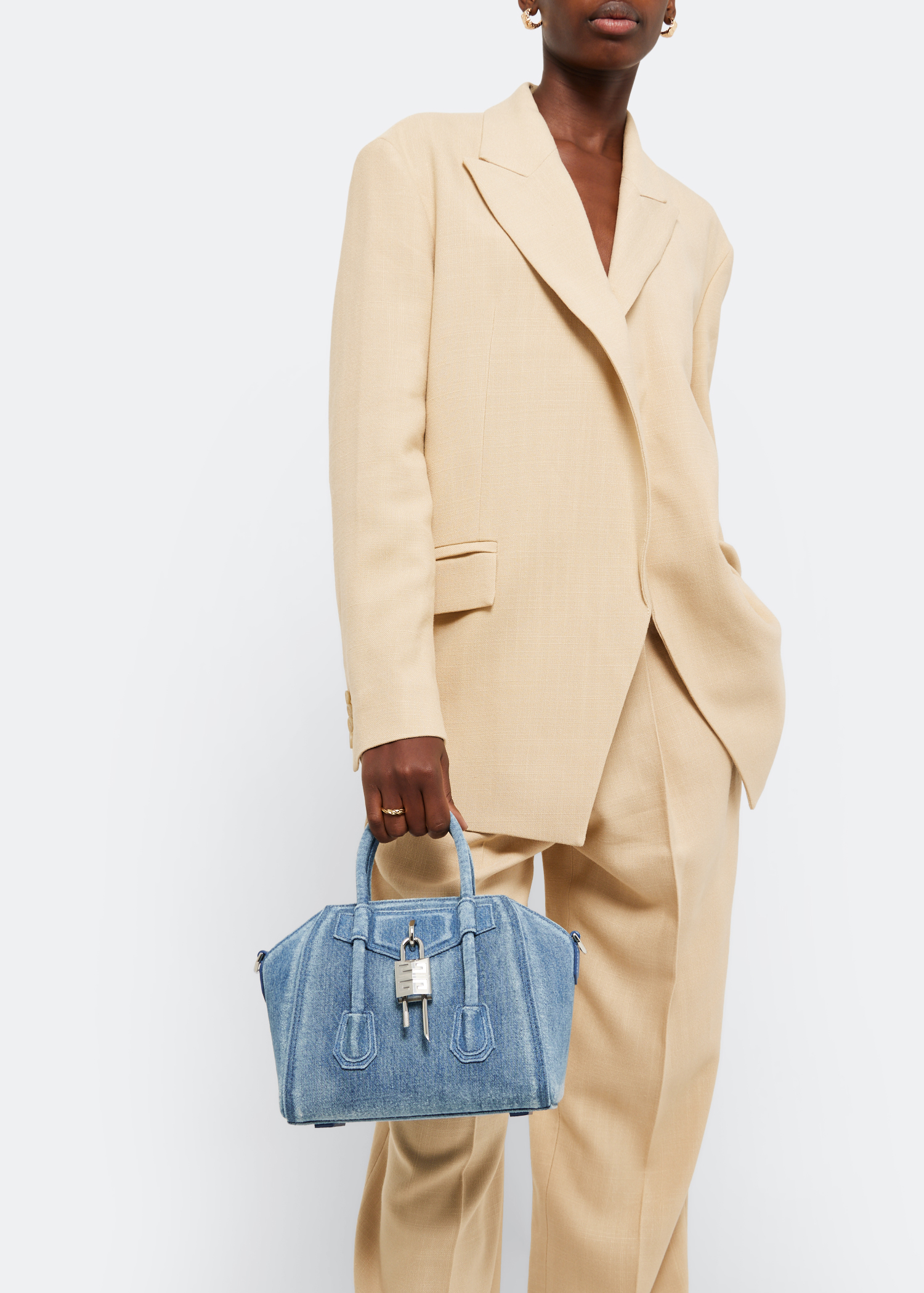 

Antigona Lock mini bag, Blue