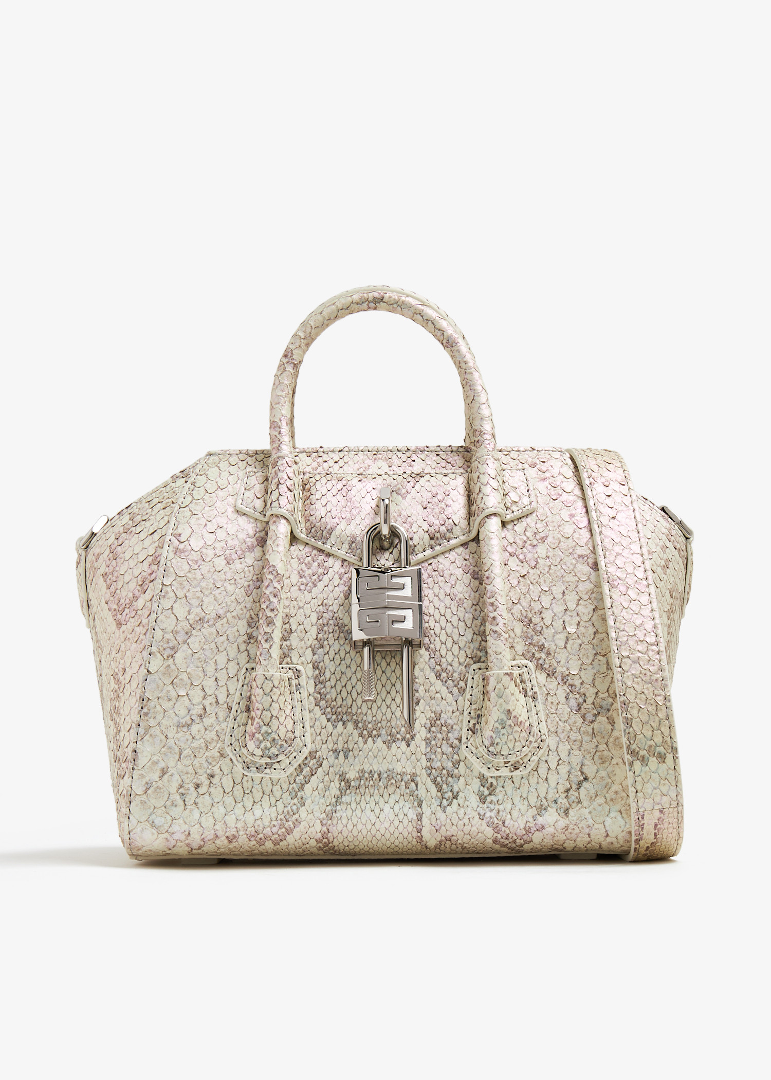 

Mini Antigona Lock bag, Animal print