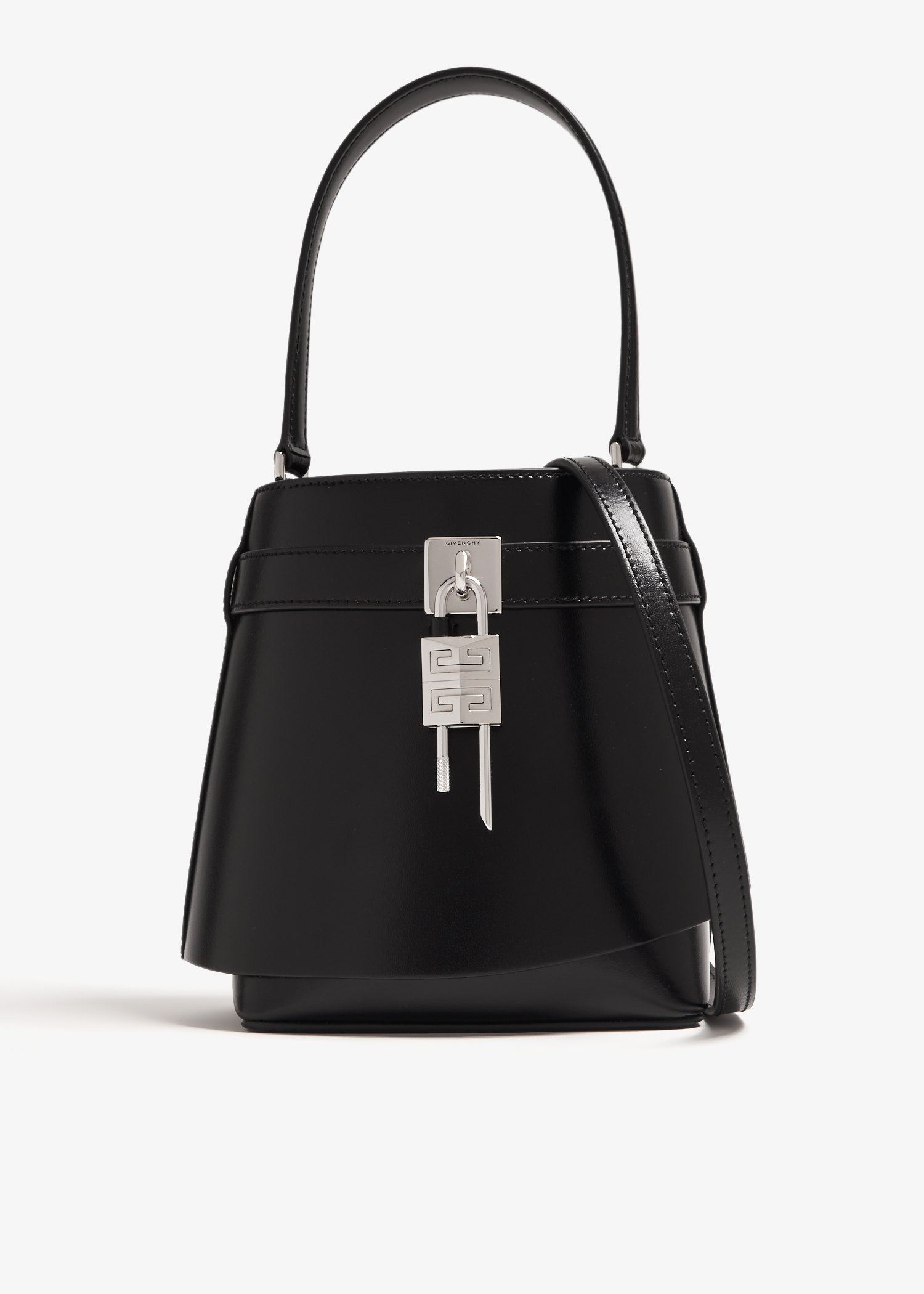 

Shark Lock bucket bag, Black