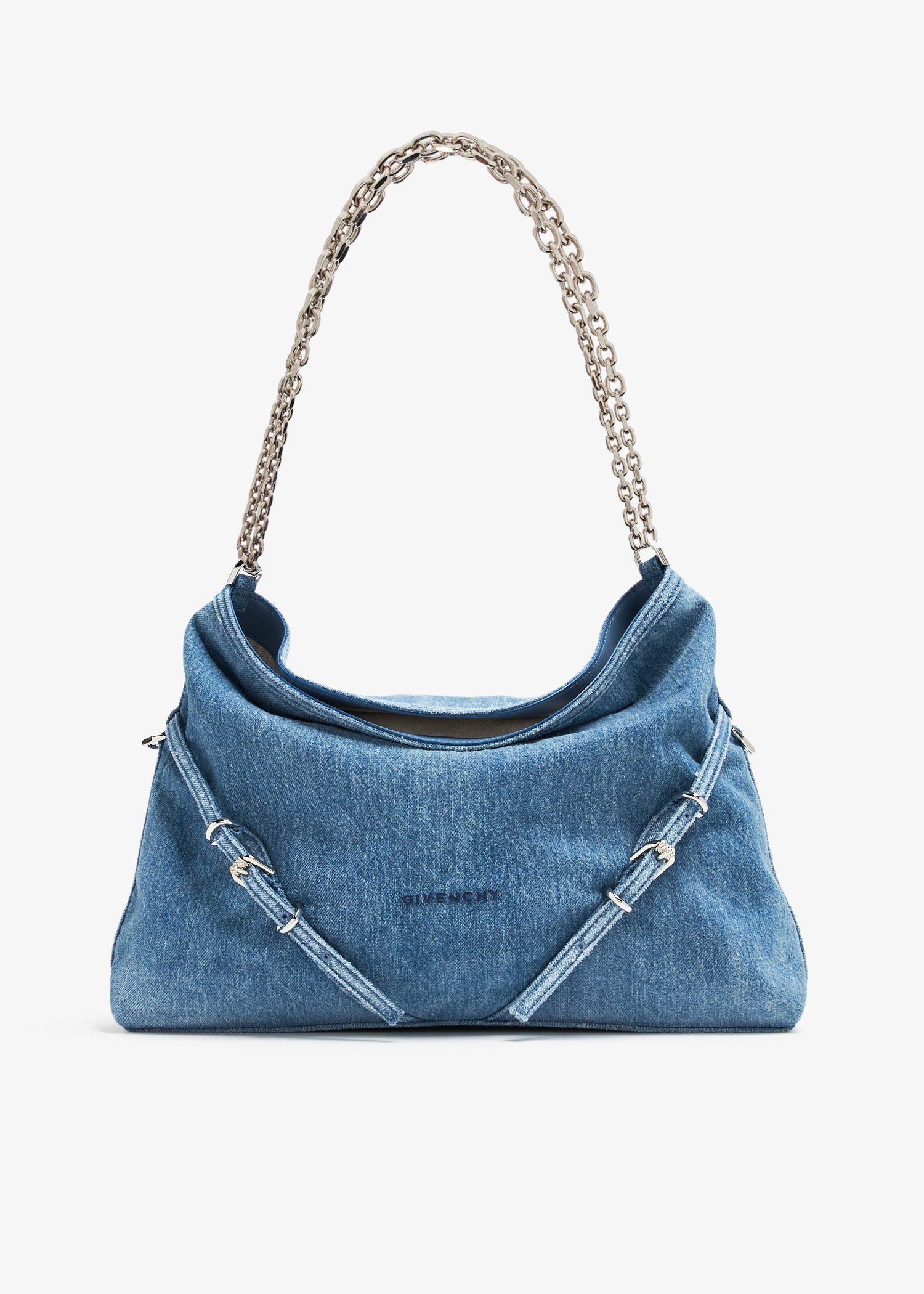 

Medium Voyou Chain bag, Blue