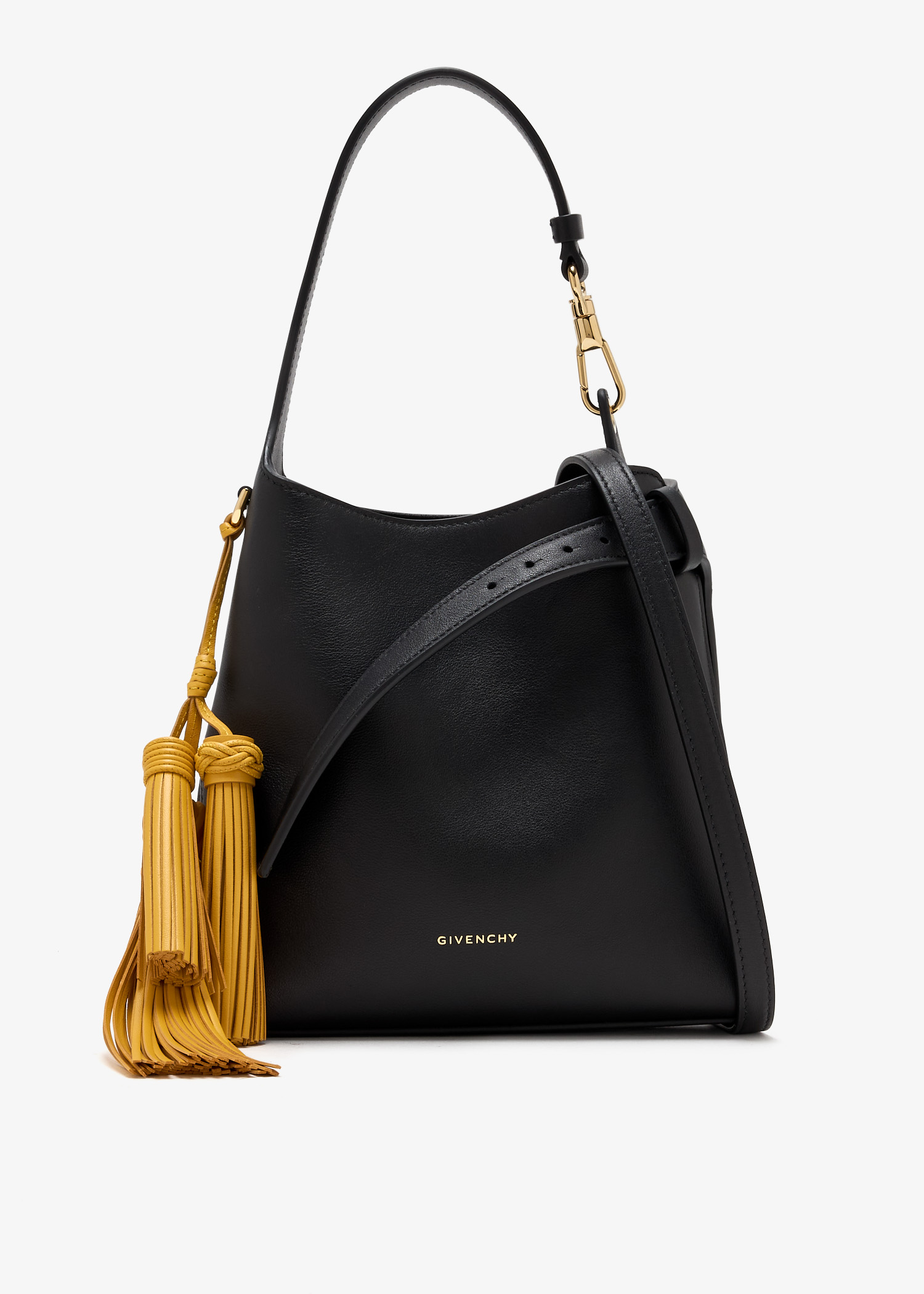 

Mini belted hobo bag, Black