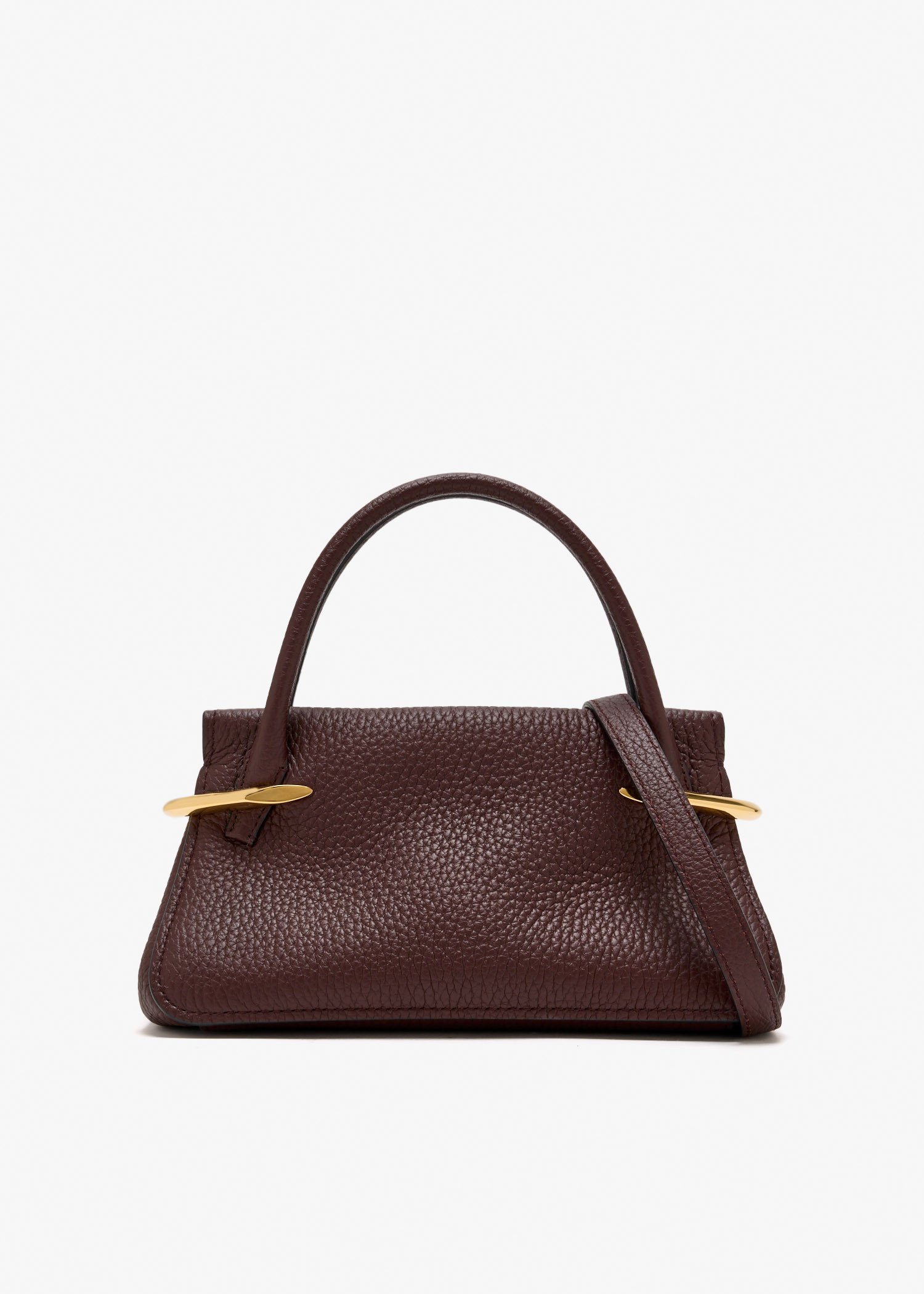 

Mini Pinch bag, Brown