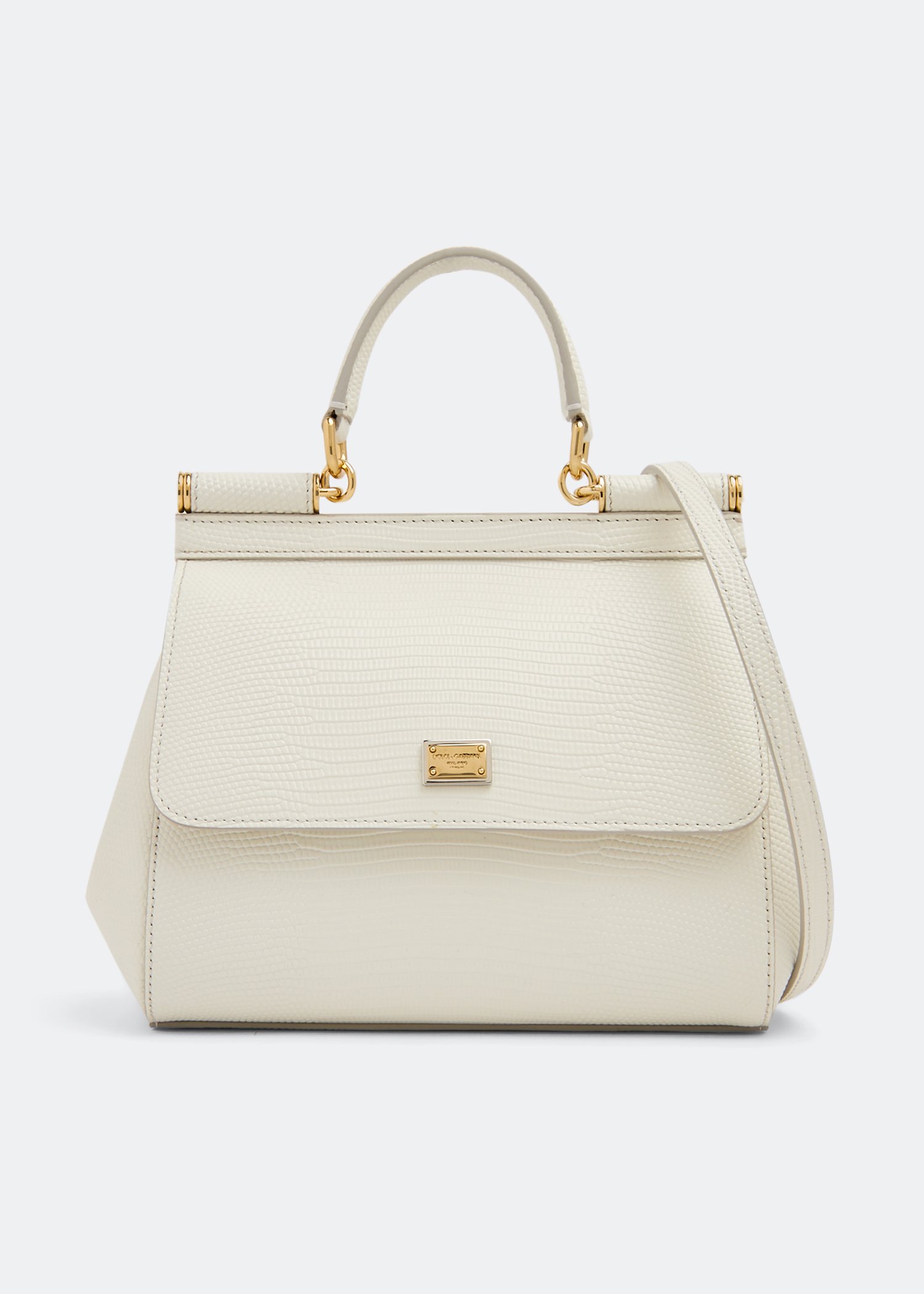 

Small Sicily iguana bag, White