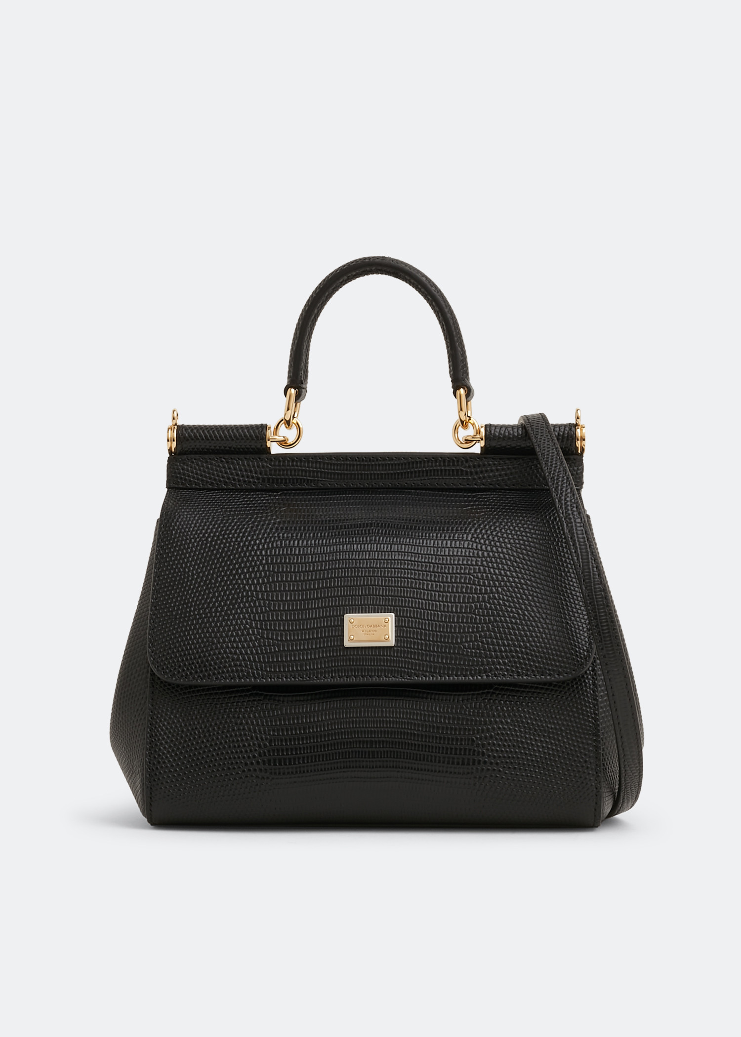 

Small Sicily iguana bag, Black