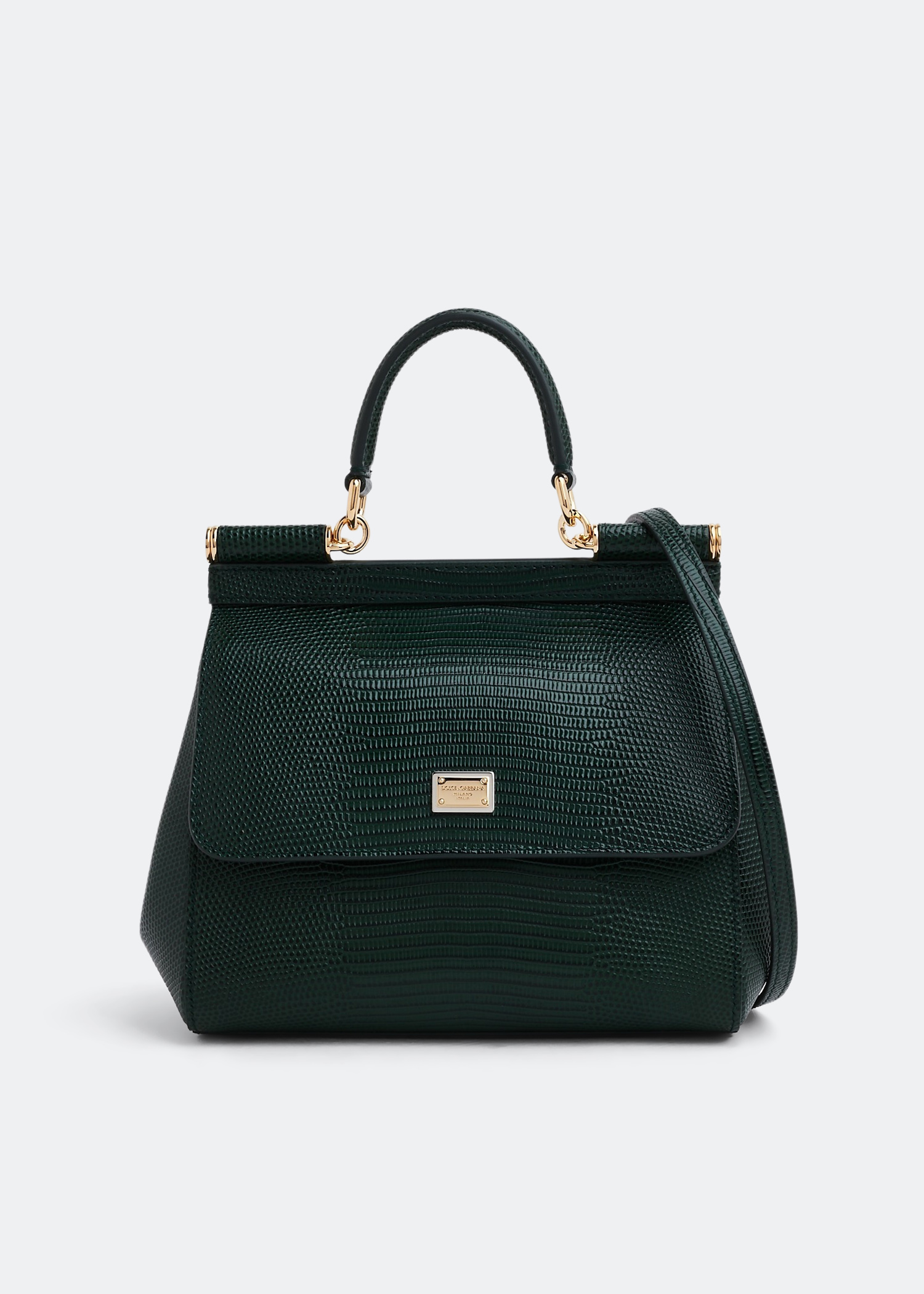 

Small Sicily iguana bag, Green