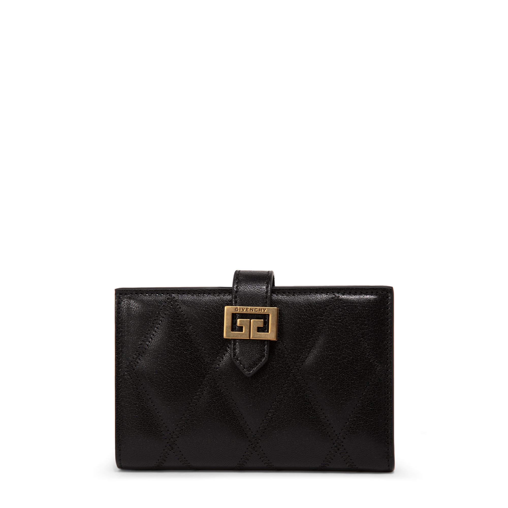 Givenchy gv3 online quilted leather wallet