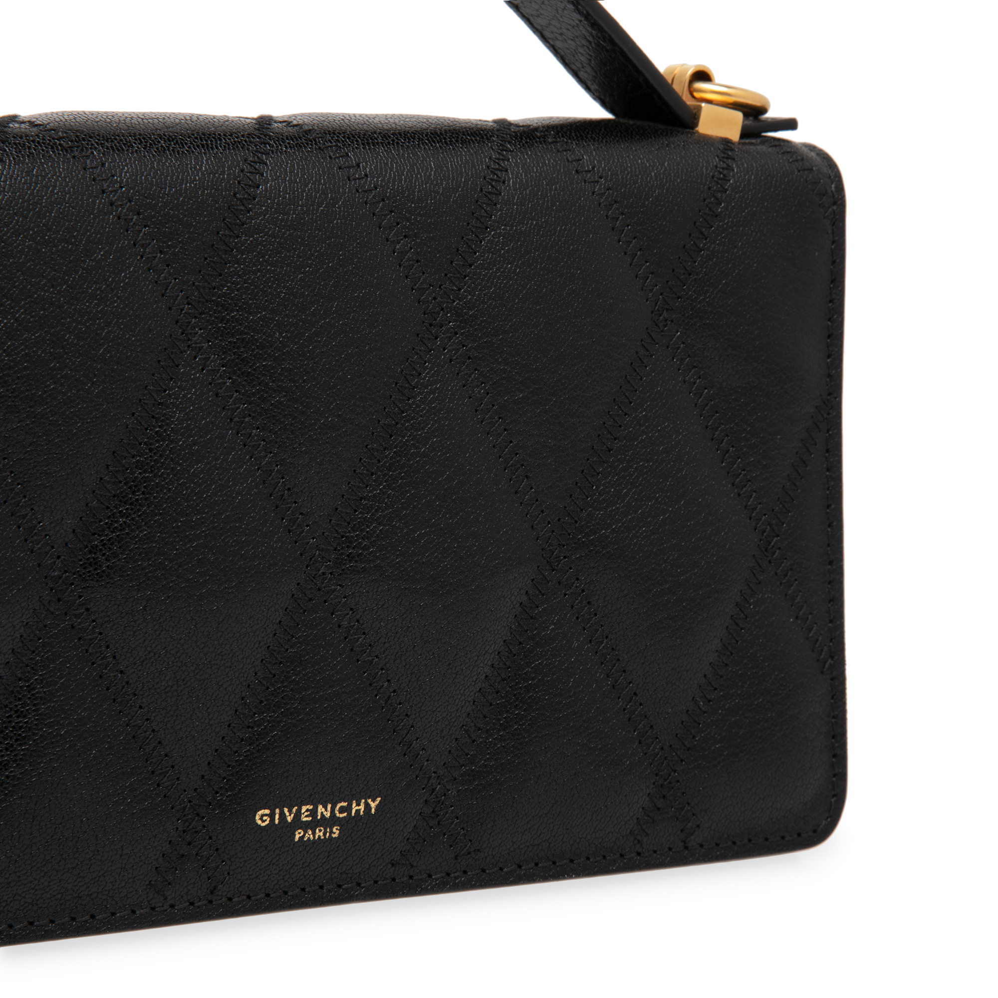 

GV3 quilted clutch, Black