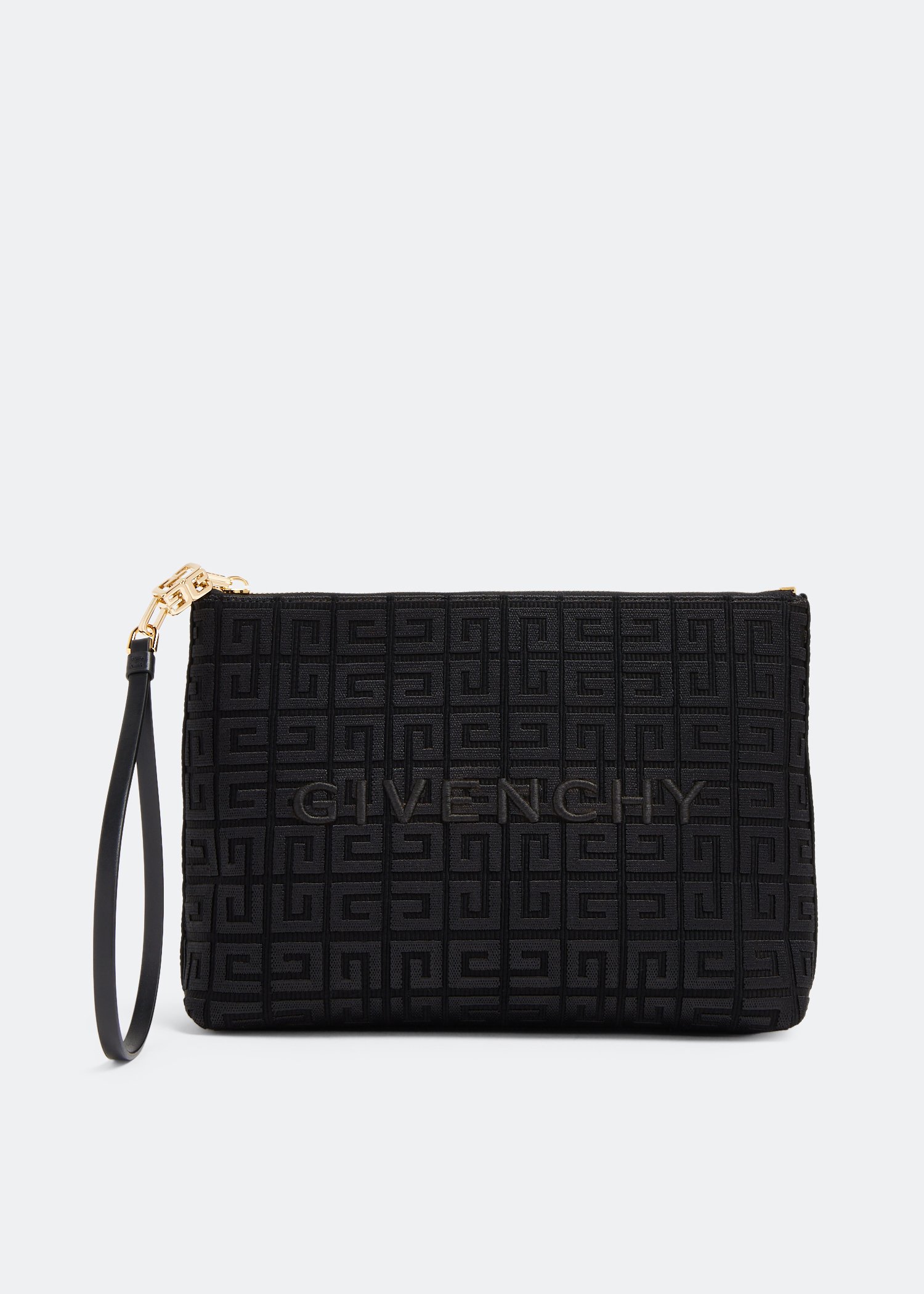 

4G monogram travel pouch, Black