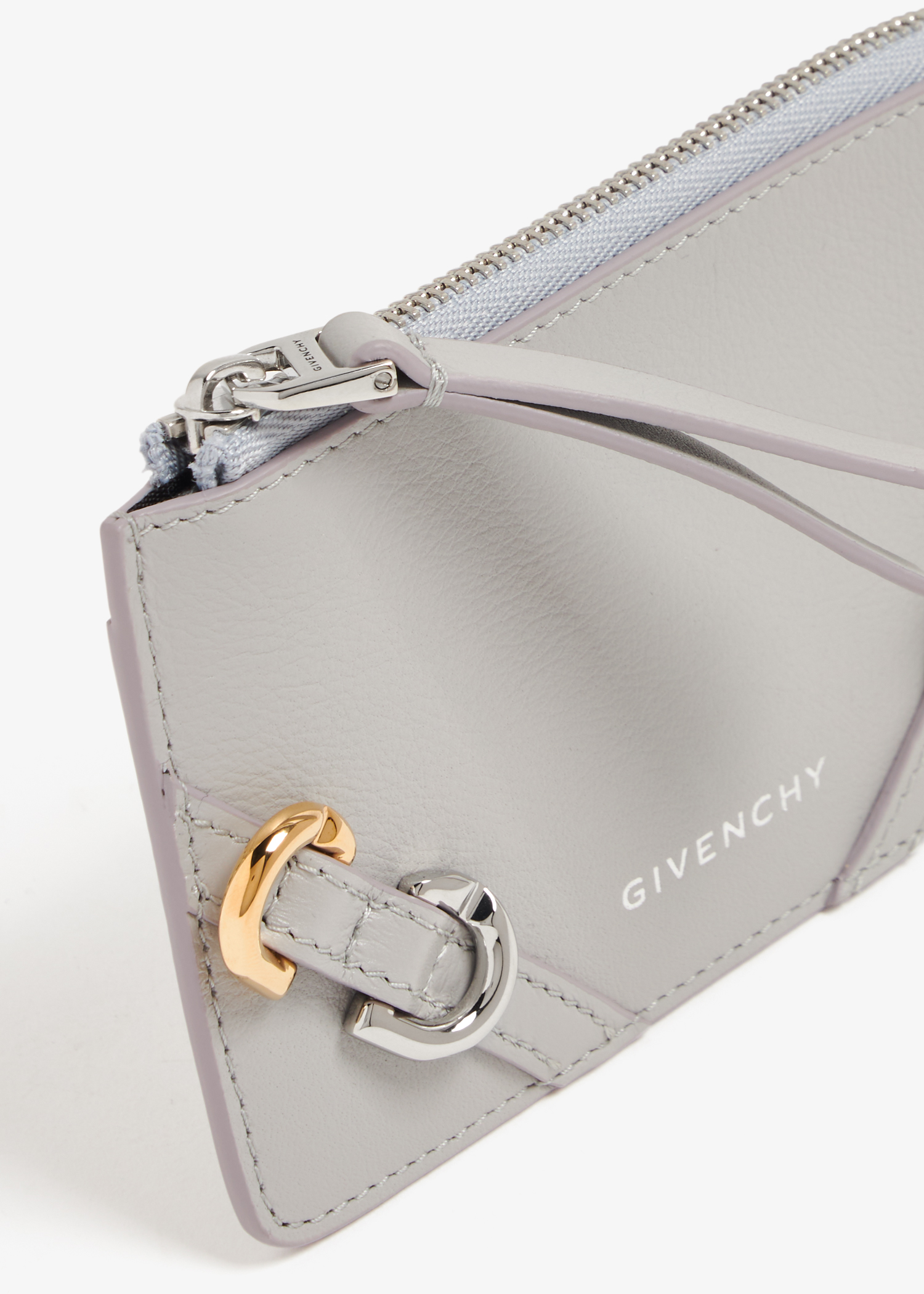 

Voyou zipped card holder, Grey