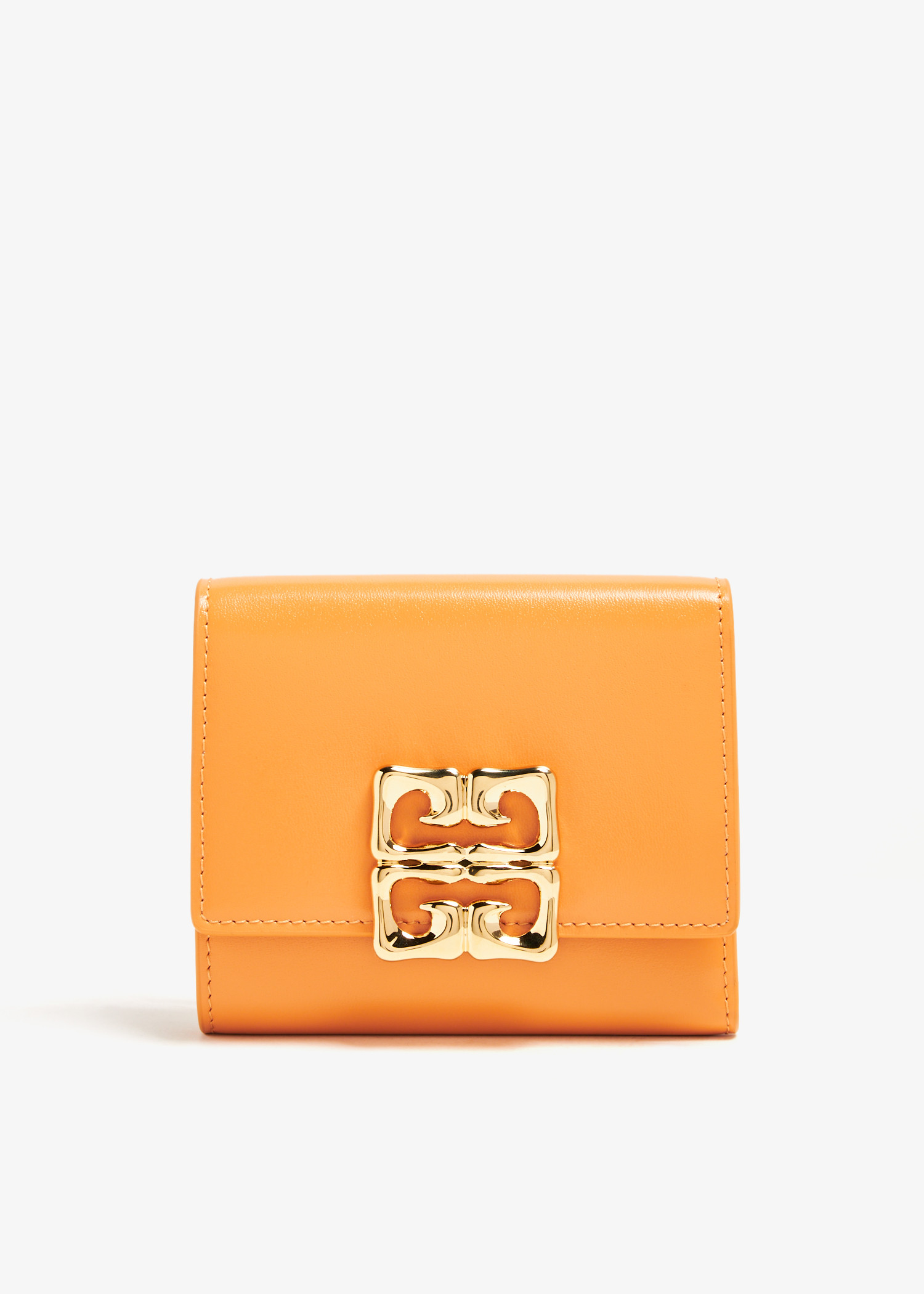 

4G Liquid trifold wallet, Orange