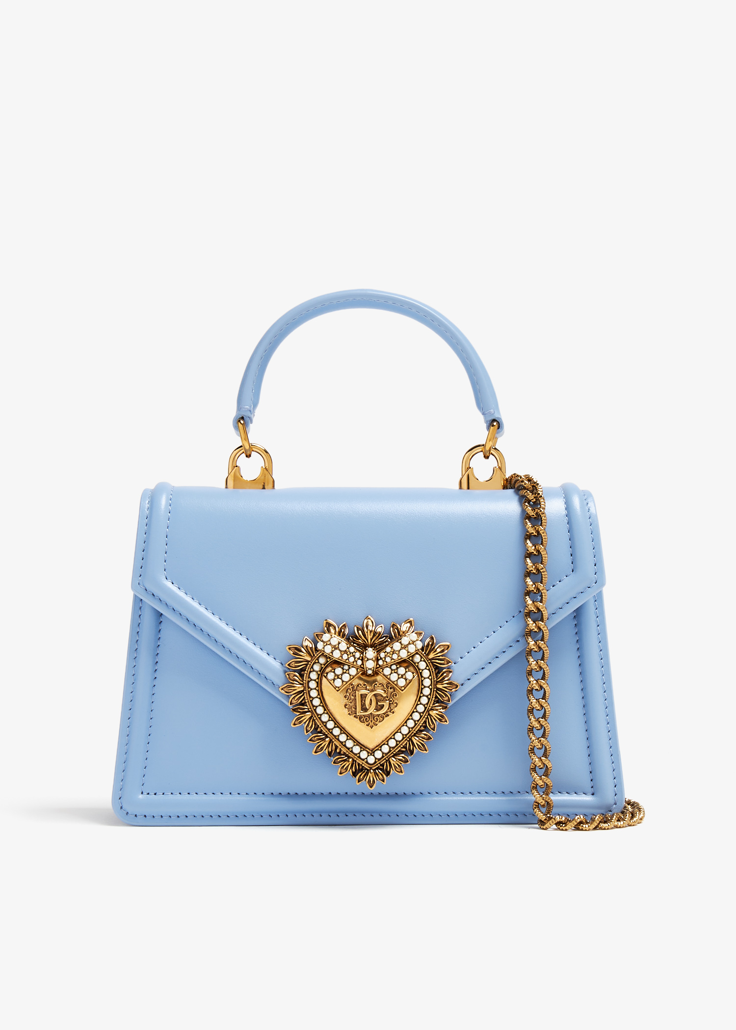 Dolce Gabbana Small Devotion bag for Women Blue in Oman Level Shoes