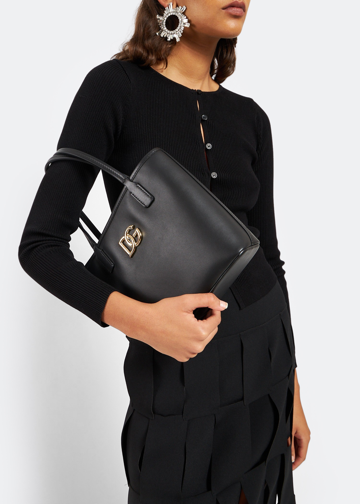 

Small Fefè shopper tote bag, Black