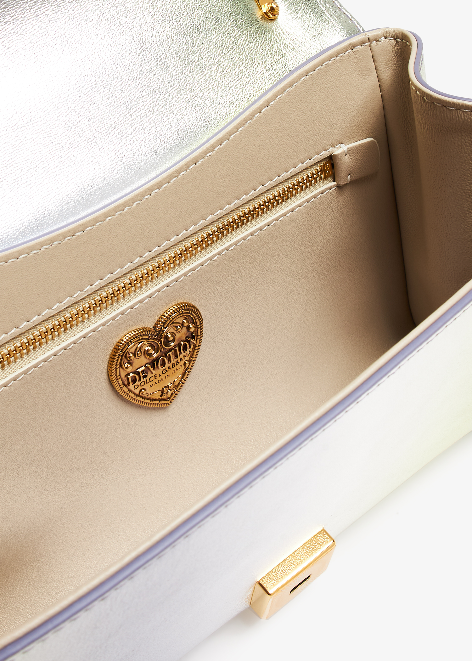 Dolce Gabbana Medium Devotion bag for Women Metallic in UAE