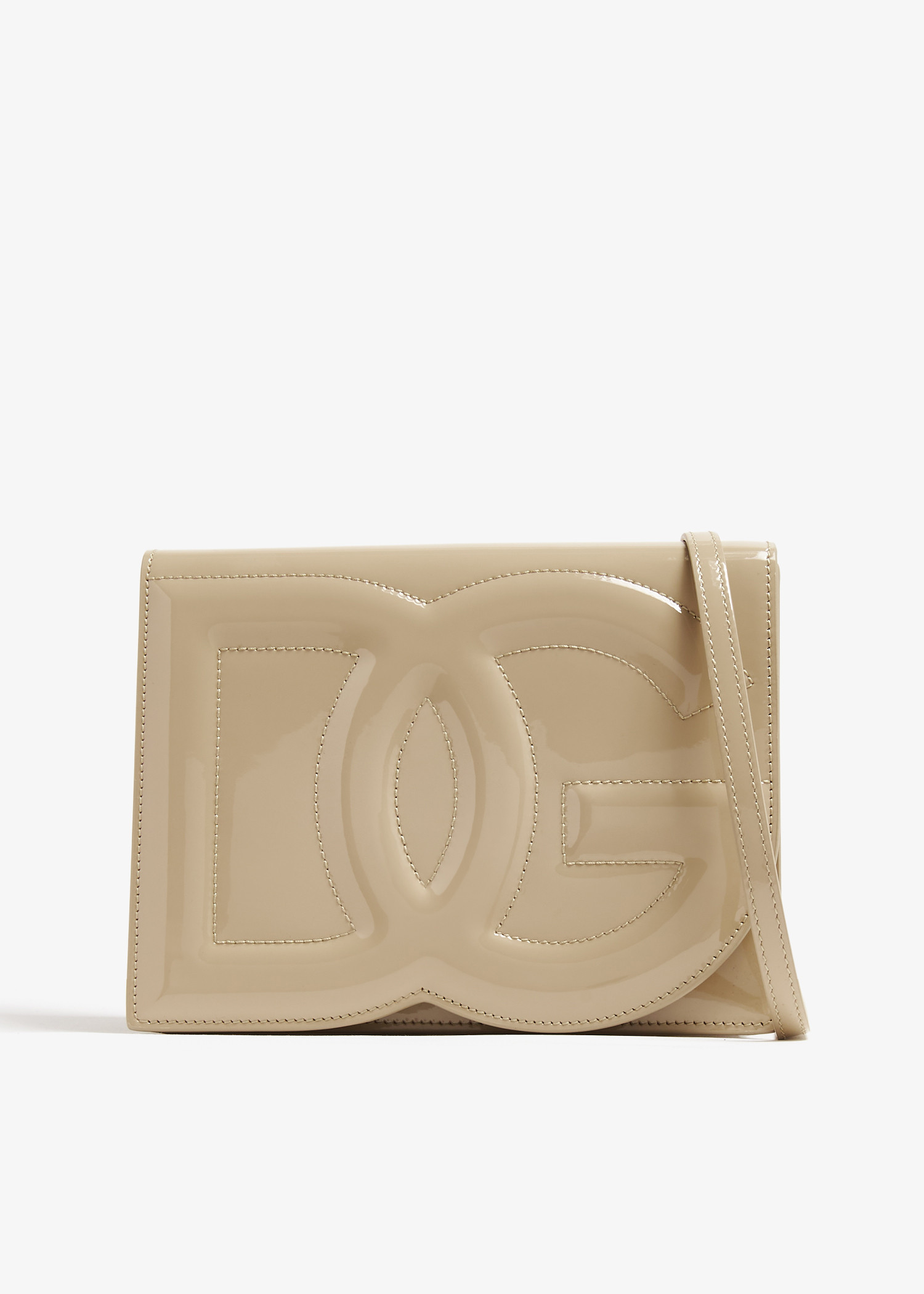 

DG logo crossbody bag, Beige