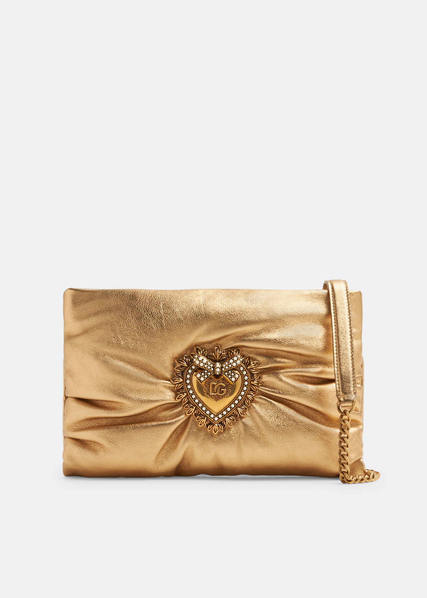 

Small Devotion soft bag, Gold